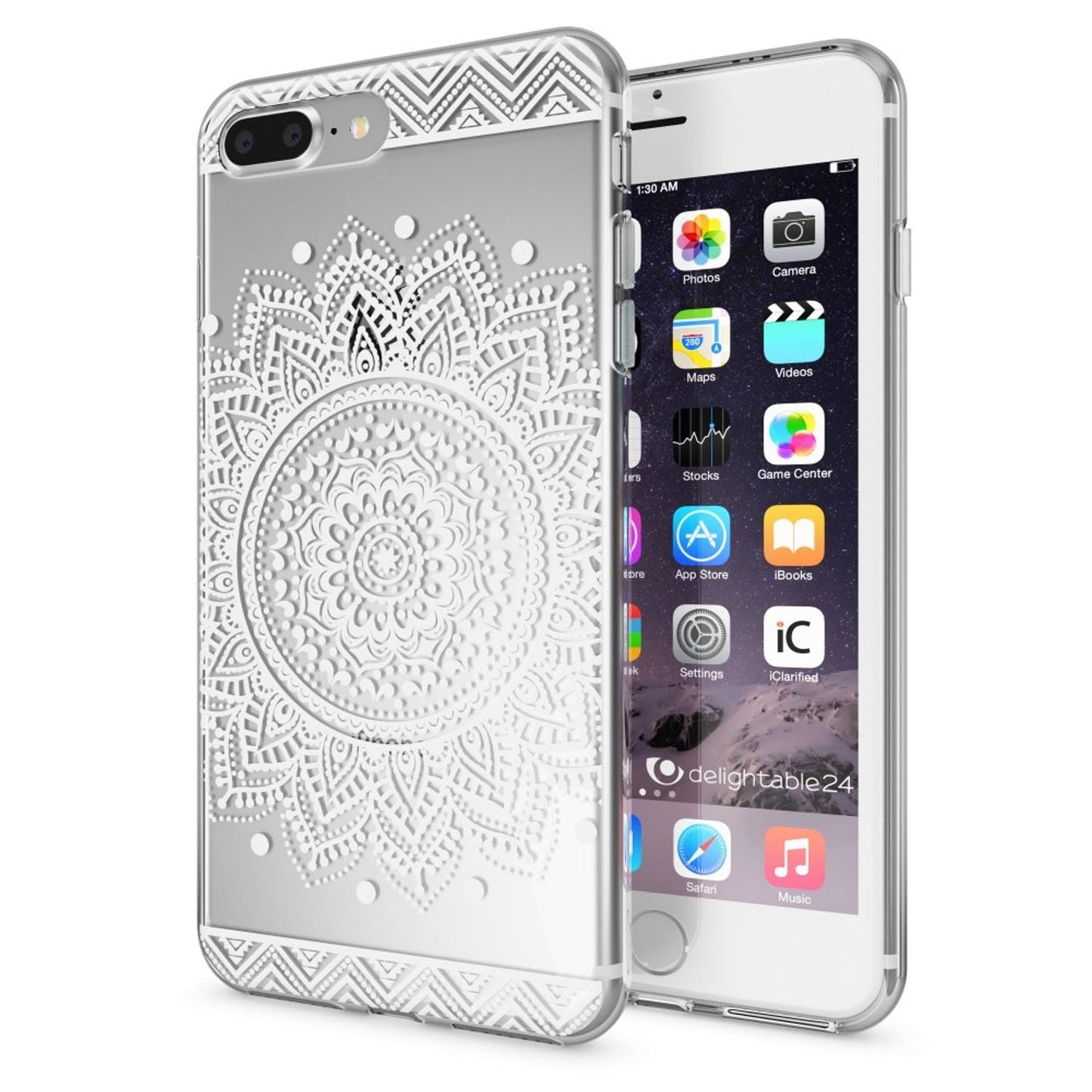 NALIA Silikon Case Crystal Transparent - Kompatibel Mit iPhone 8 Plus Und 7 Plus, Dünn, Leicht