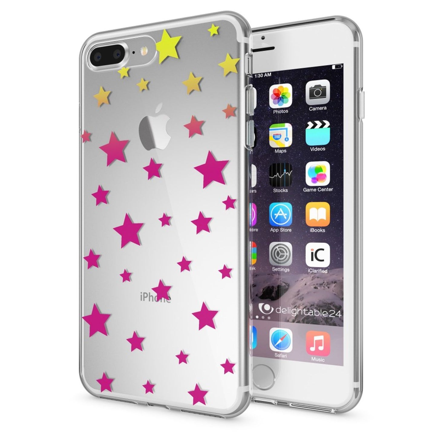 NALIA Silikon Case Crystal Transparent - Kompatibel Mit iPhone 8 Plus Und 7 Plus, Dünn, Leicht