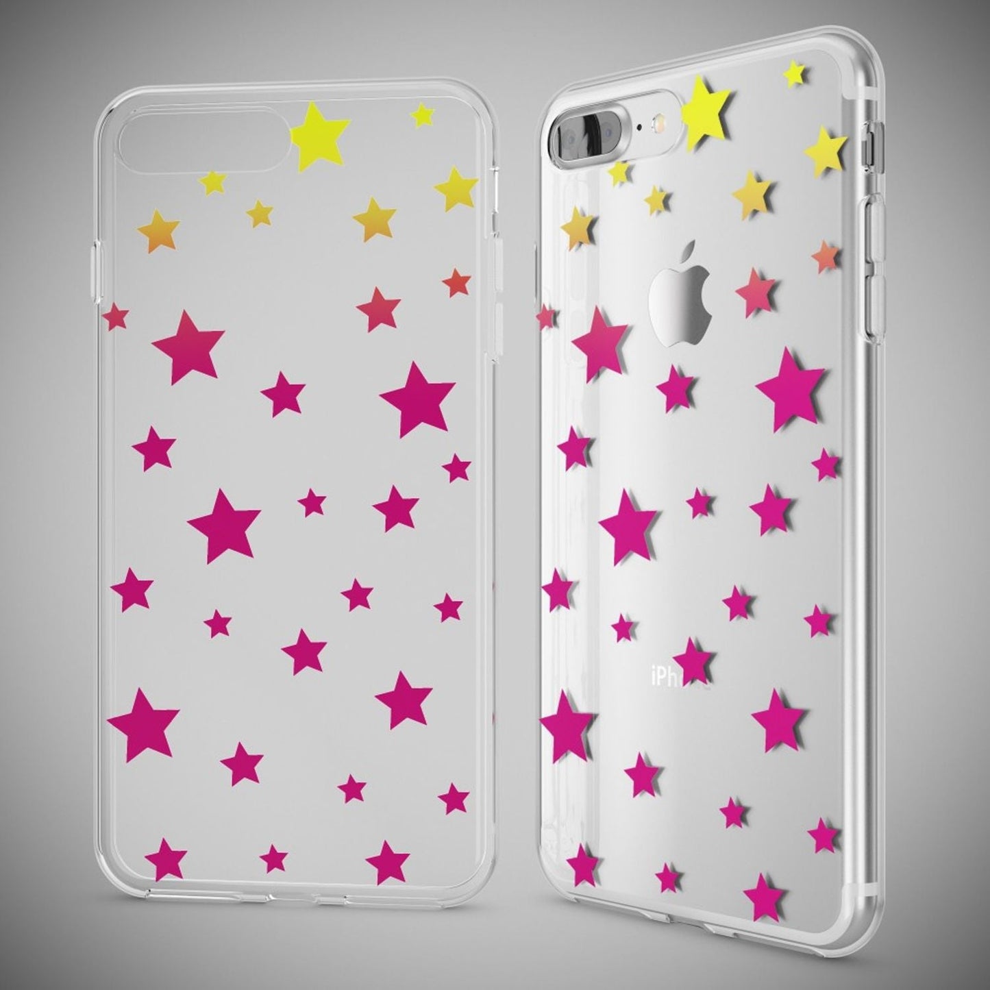 NALIA Silikon Case Crystal Transparent - Kompatibel Mit iPhone 8 Plus Und 7 Plus, Dünn, Leicht