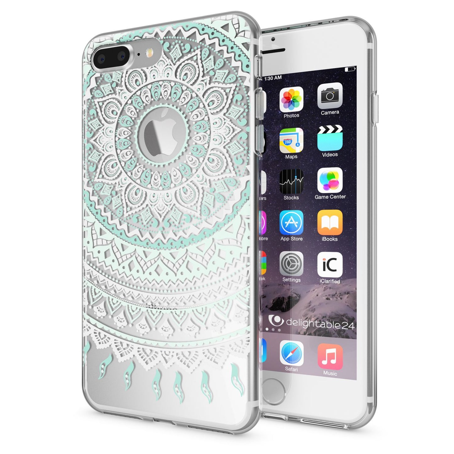 NALIA Silikon Case Crystal Transparent - Kompatibel Mit iPhone 8 Plus Und 7 Plus, Dünn, Leicht