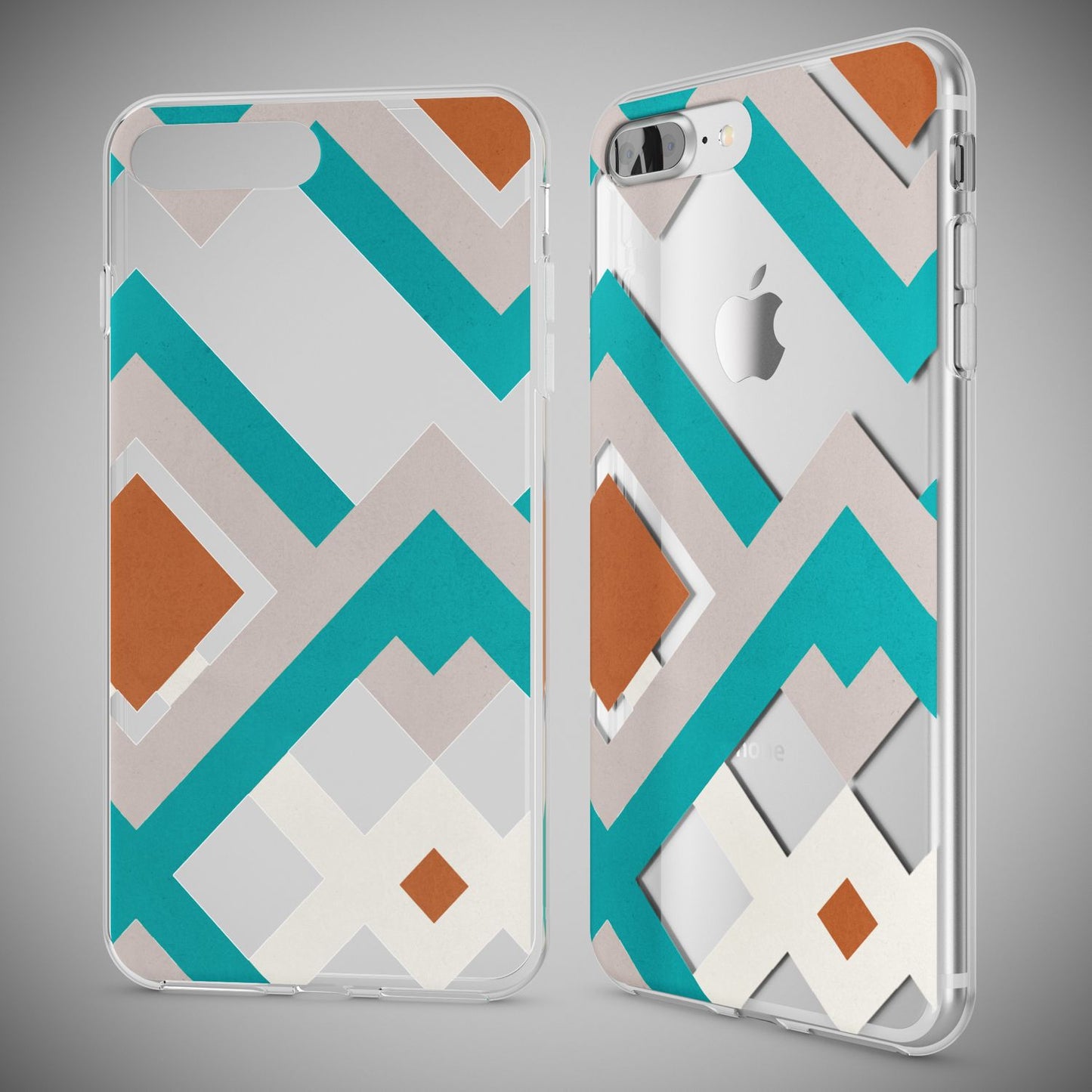 NALIA Silikon Case Crystal Transparent - Kompatibel Mit iPhone 8 Plus Und 7 Plus, Dünn, Leicht