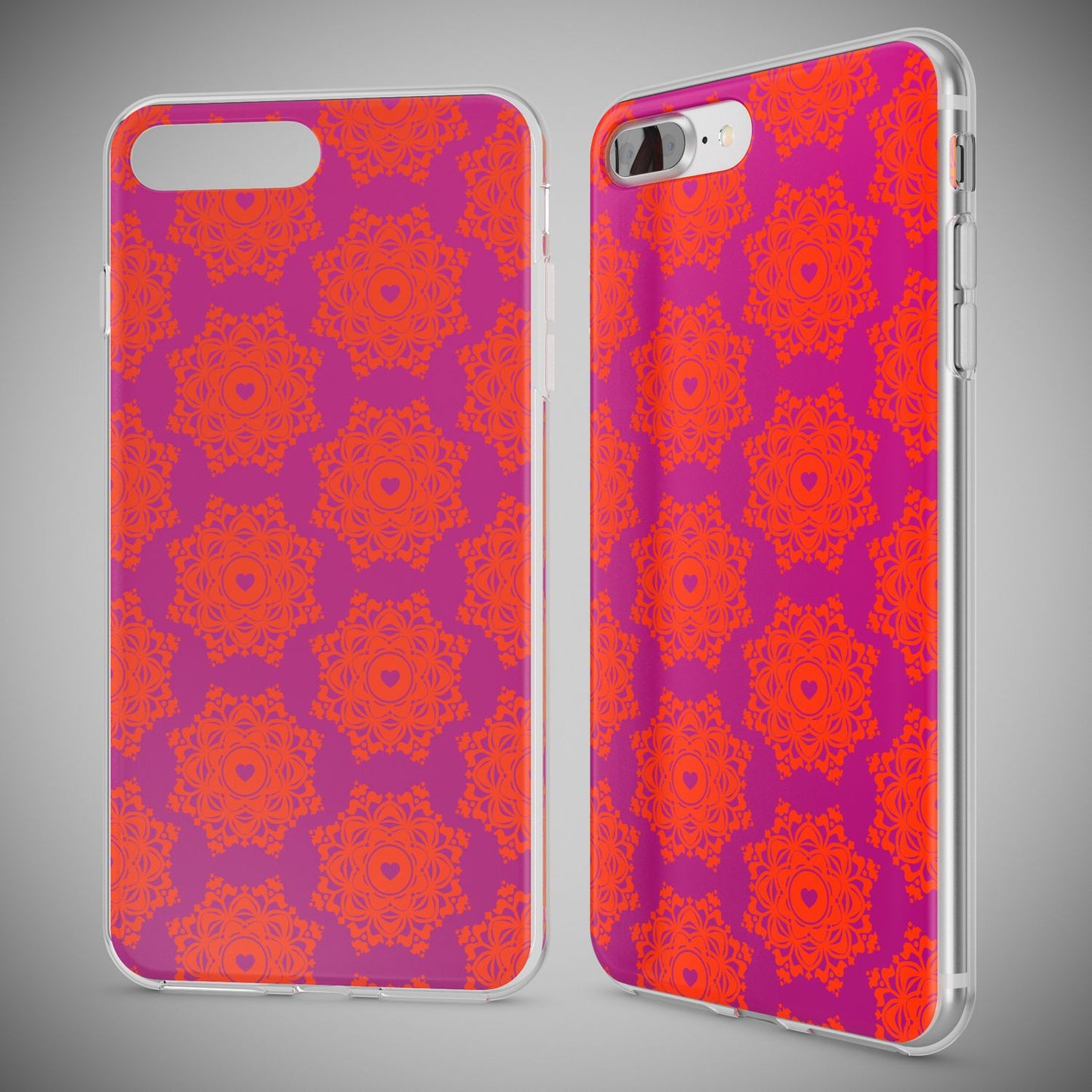 NALIA Silikon Case Crystal Transparent - Kompatibel Mit iPhone 8 Plus Und 7 Plus, Dünn, Leicht