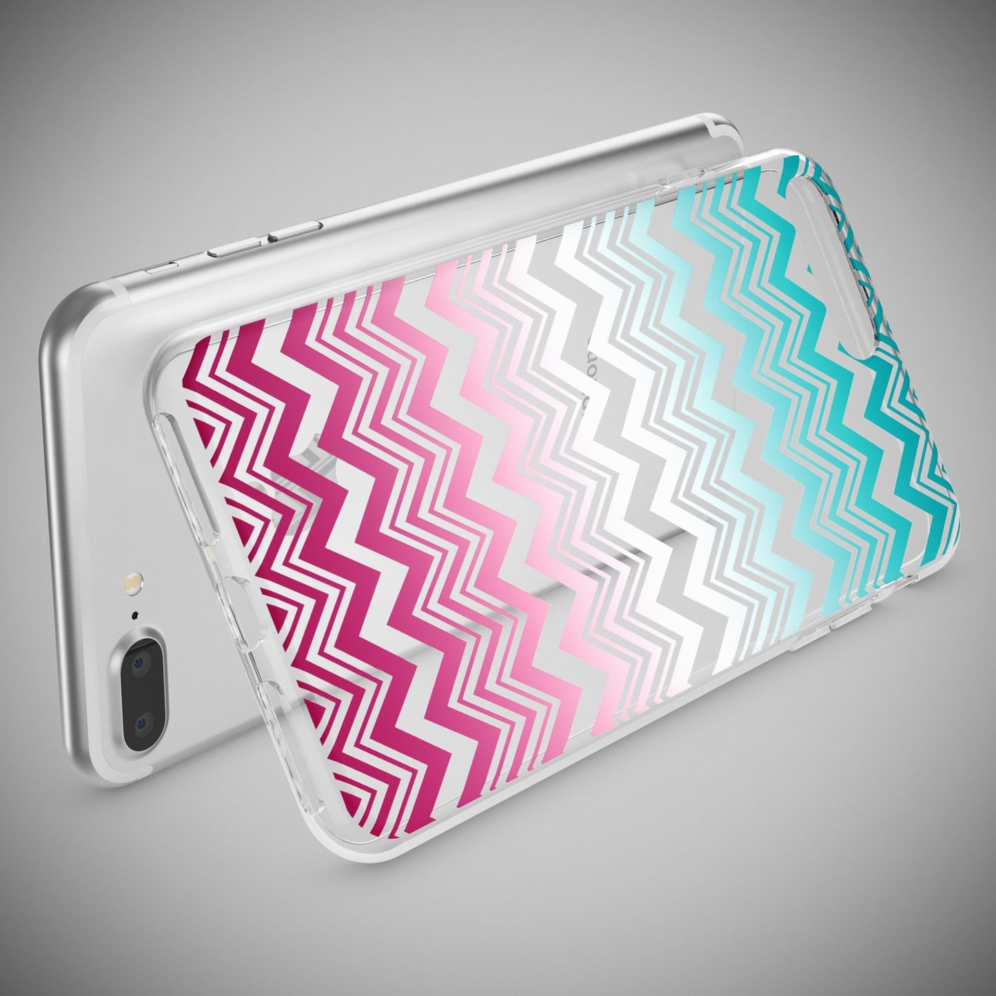 NALIA Silikon Case Crystal Transparent - Kompatibel Mit iPhone 8 Plus Und 7 Plus, Dünn, Leicht