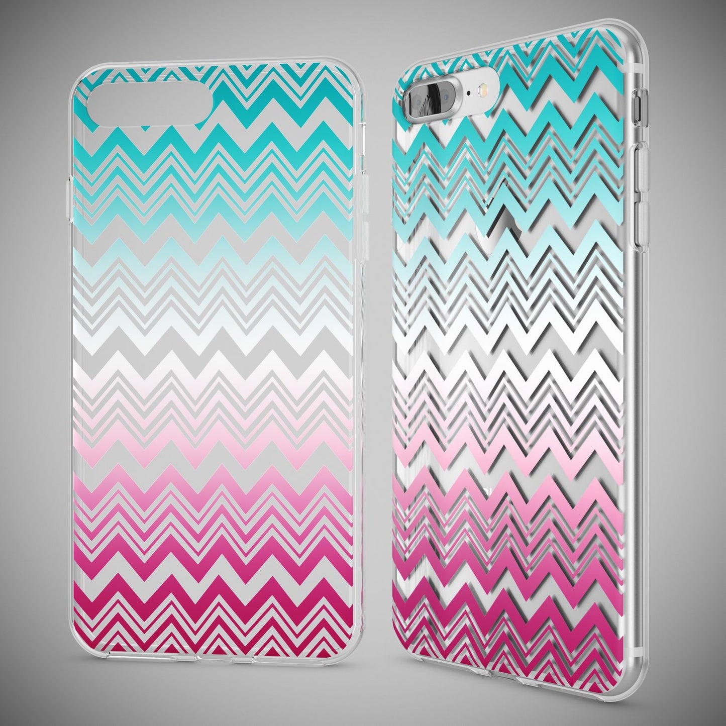 NALIA Silikon Case Crystal Transparent - Kompatibel Mit iPhone 8 Plus Und 7 Plus, Dünn, Leicht