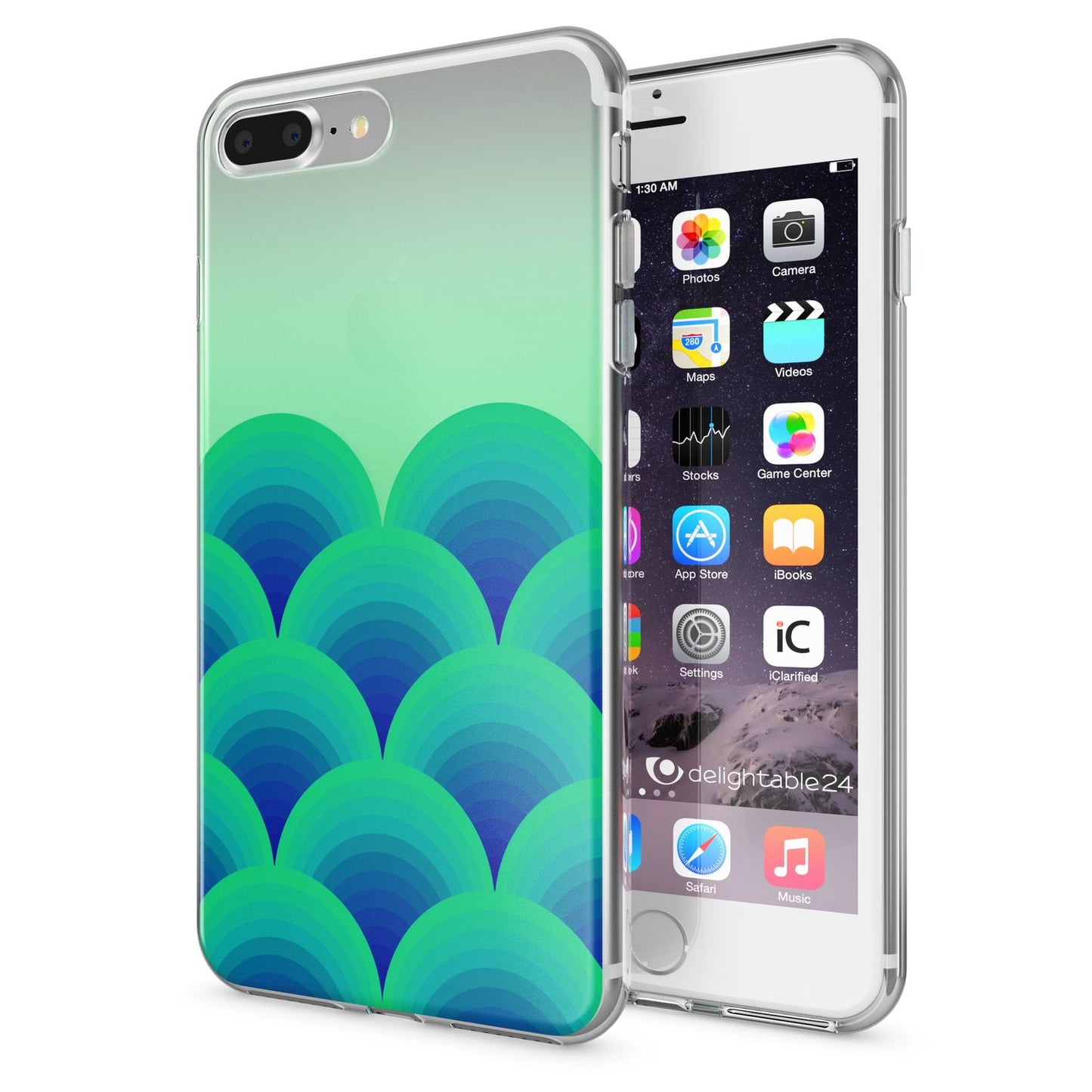 NALIA Silikon Case Crystal Transparent - Kompatibel Mit iPhone 8 Plus Und 7 Plus, Dünn, Leicht