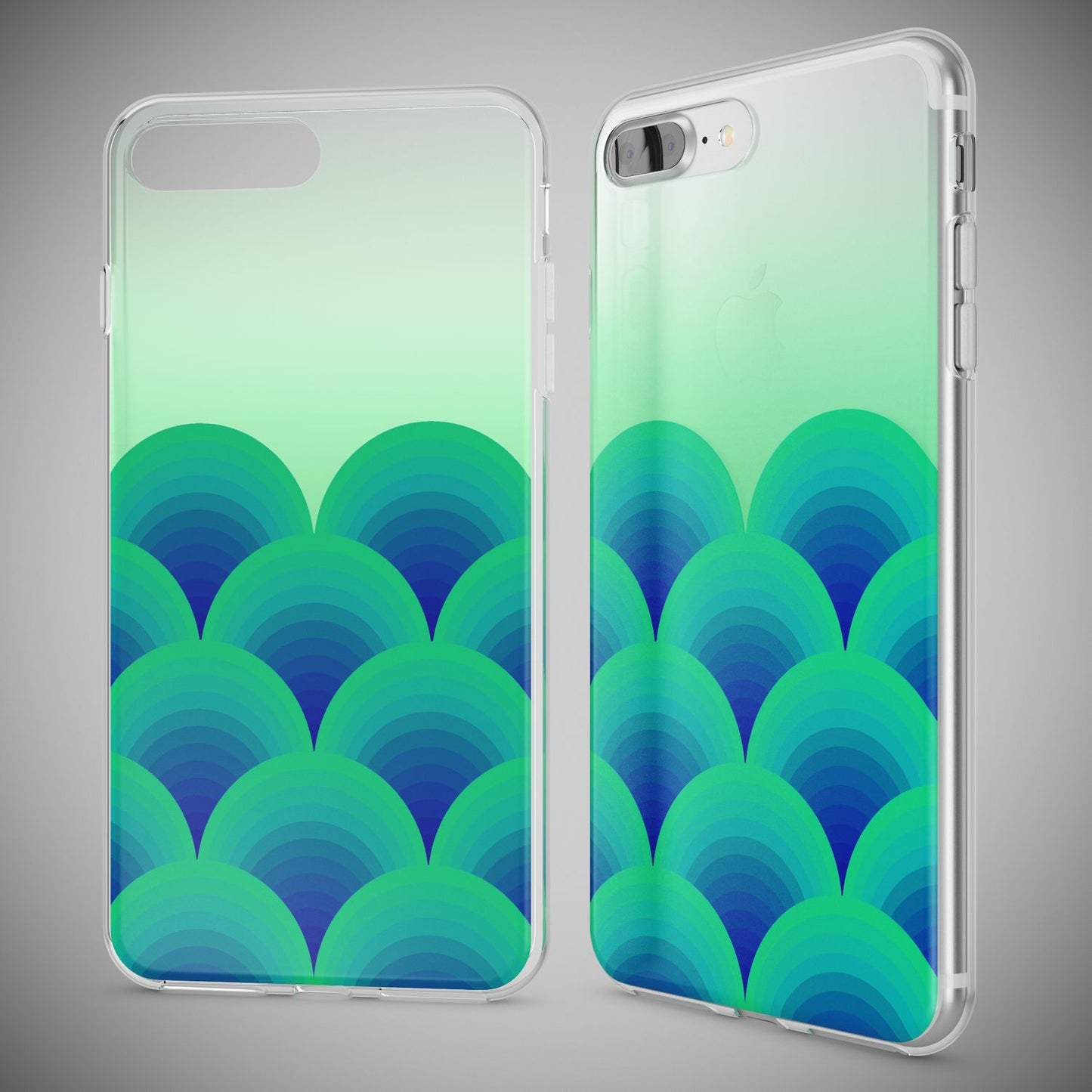 NALIA Silikon Case Crystal Transparent - Kompatibel Mit iPhone 8 Plus Und 7 Plus, Dünn, Leicht