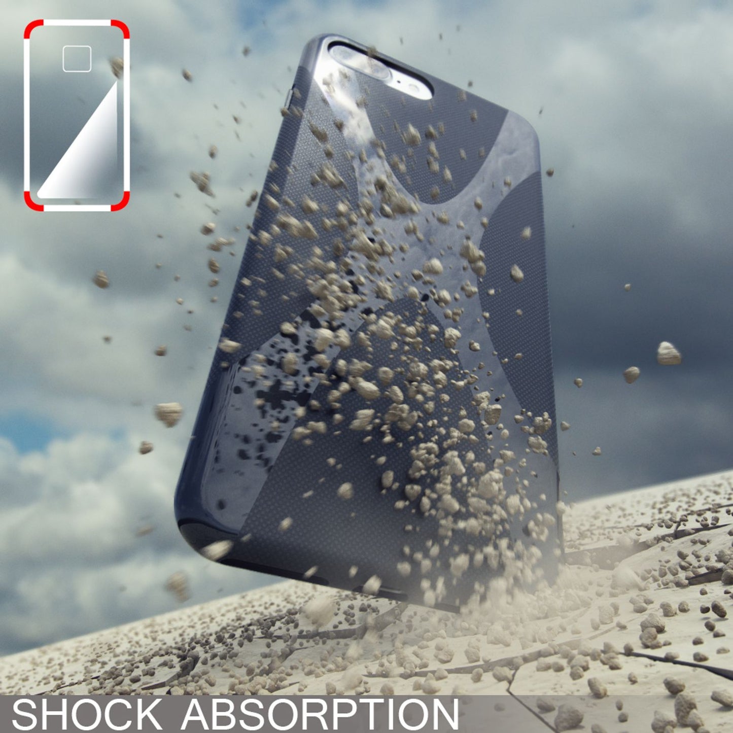 Apple iPhone 8 Plus / 7 Plus Handy Hülle von NALIA, Cover Case Silikon Bumper