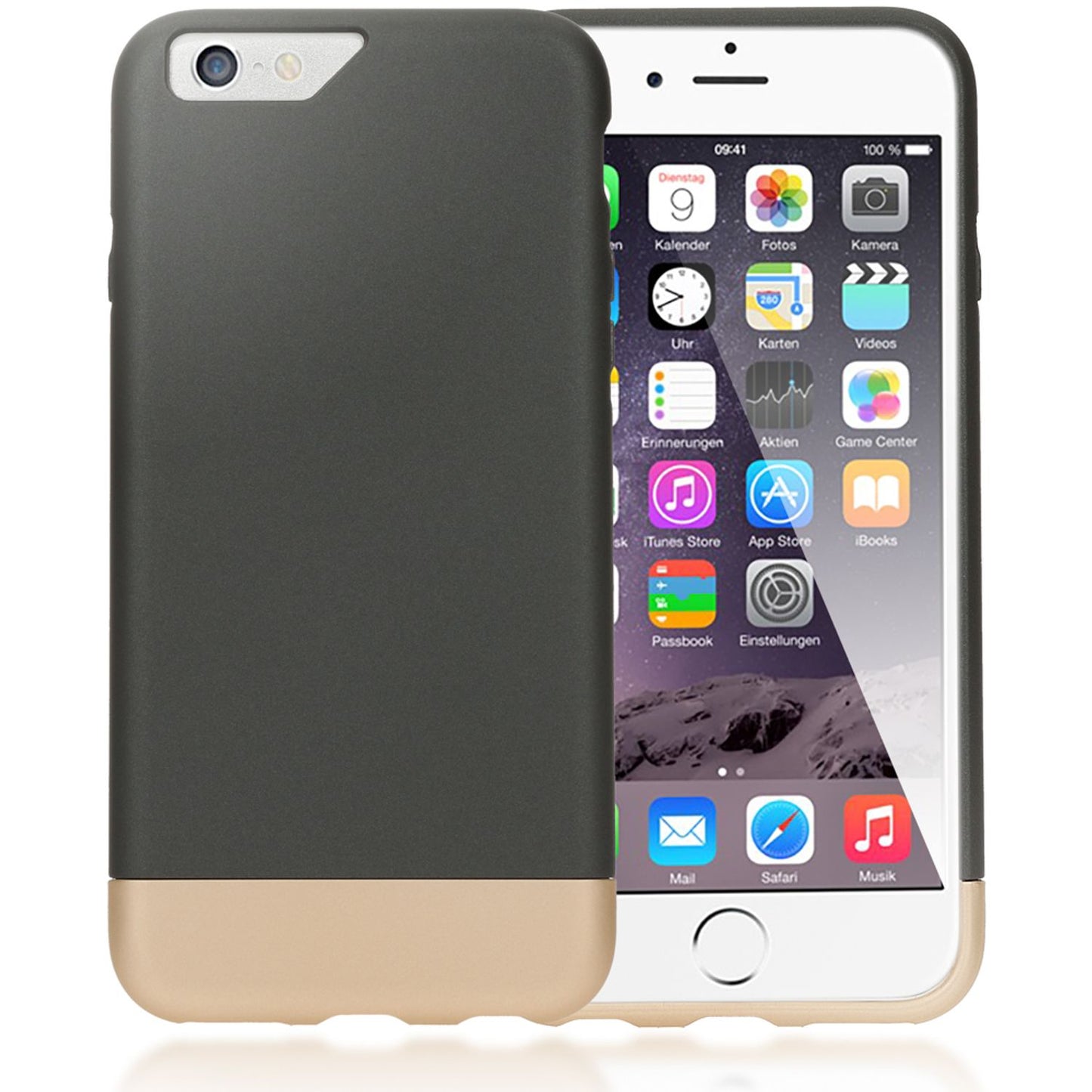 NALIA Handyhülle iPhone 6/6S Slim Back Case - Dünn Zweiteilig Stoßfest Kompatibel