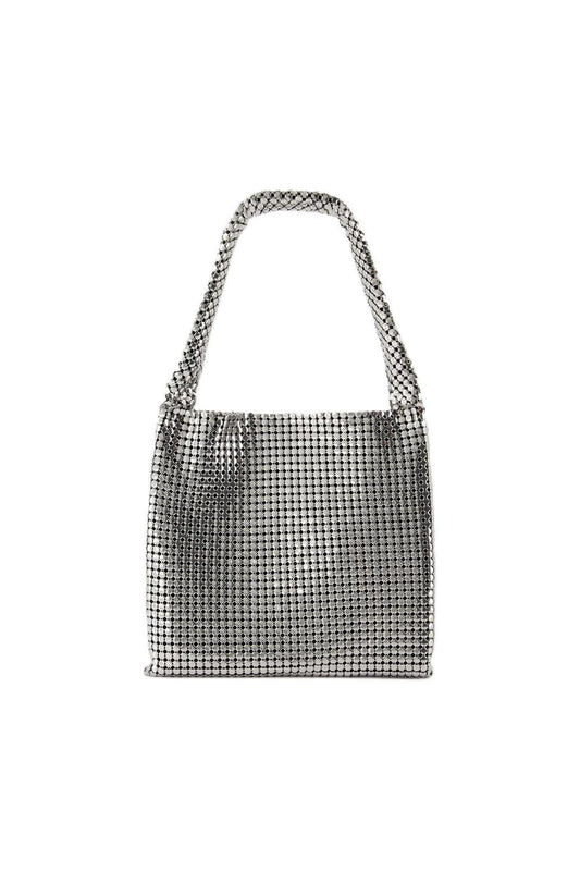 Schultertasche Medium Silver Pixel - Rabanne - Aluminium - Silber
