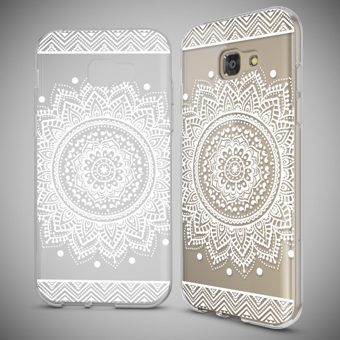 NALIA Galaxy A5 Hülle Slim Silikon Motiv Case Cover Kristallklar Transparenz - Dünn, Transparent, Silikon