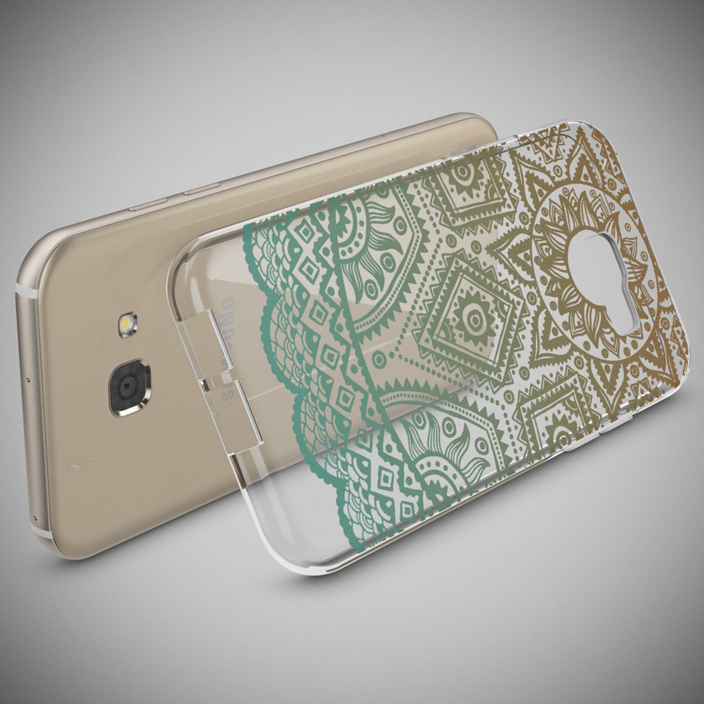 NALIA Galaxy A5 Hülle Slim Silikon Motiv Case Cover Kristallklar Transparenz - Dünn, Transparent, Silikon