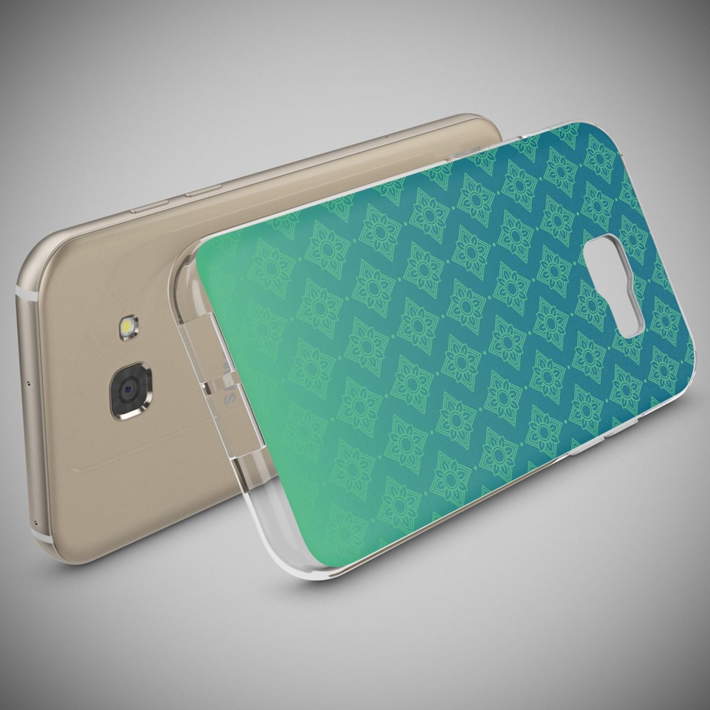 NALIA Galaxy A5 Hülle Slim Silikon Motiv Case Cover Kristallklar Transparenz - Dünn, Transparent, Silikon