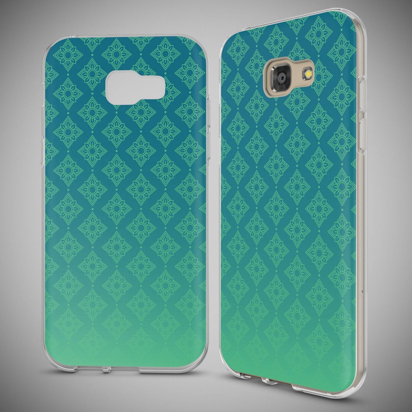 NALIA Galaxy A5 Hülle Slim Silikon Motiv Case Cover Kristallklar Transparenz - Dünn, Transparent, Silikon