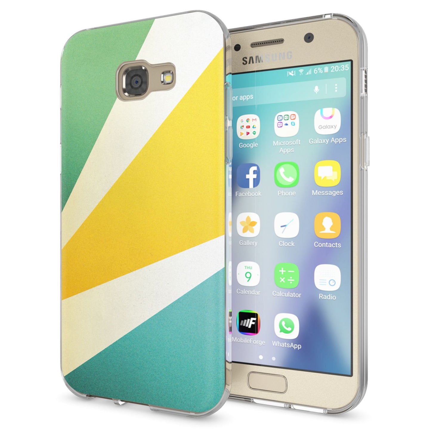 NALIA Galaxy A5 Hülle Slim Silikon Motiv Case Cover Kristallklar Transparenz - Dünn, Transparent, Silikon