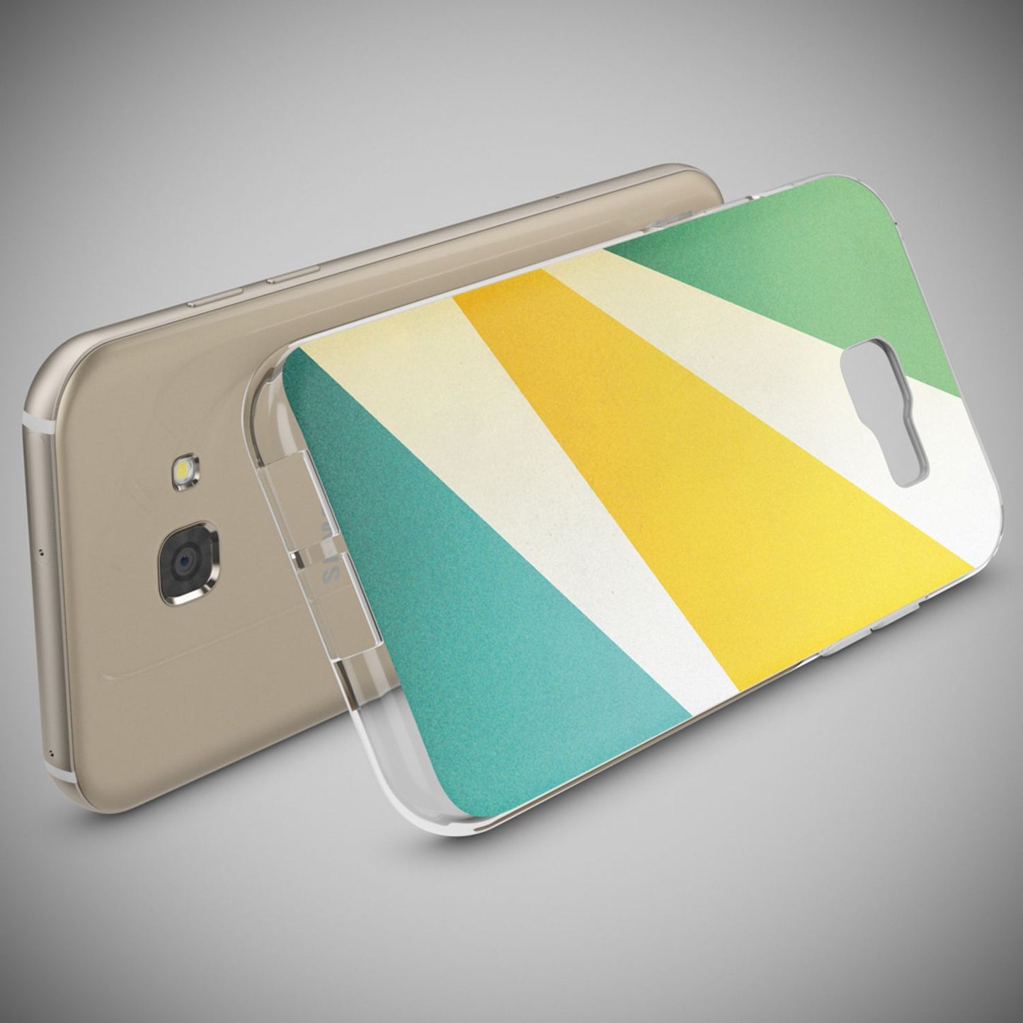 NALIA Galaxy A5 Hülle Slim Silikon Motiv Case Cover Kristallklar Transparenz - Dünn, Transparent, Silikon