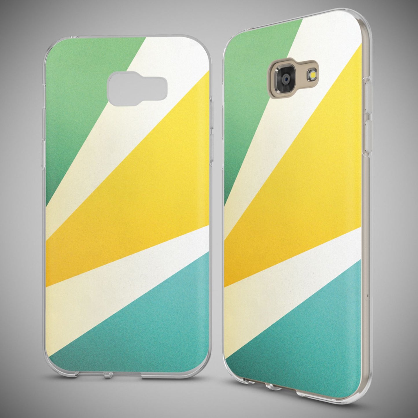 NALIA Galaxy A5 Hülle Slim Silikon Motiv Case Cover Kristallklar Transparenz - Dünn, Transparent, Silikon