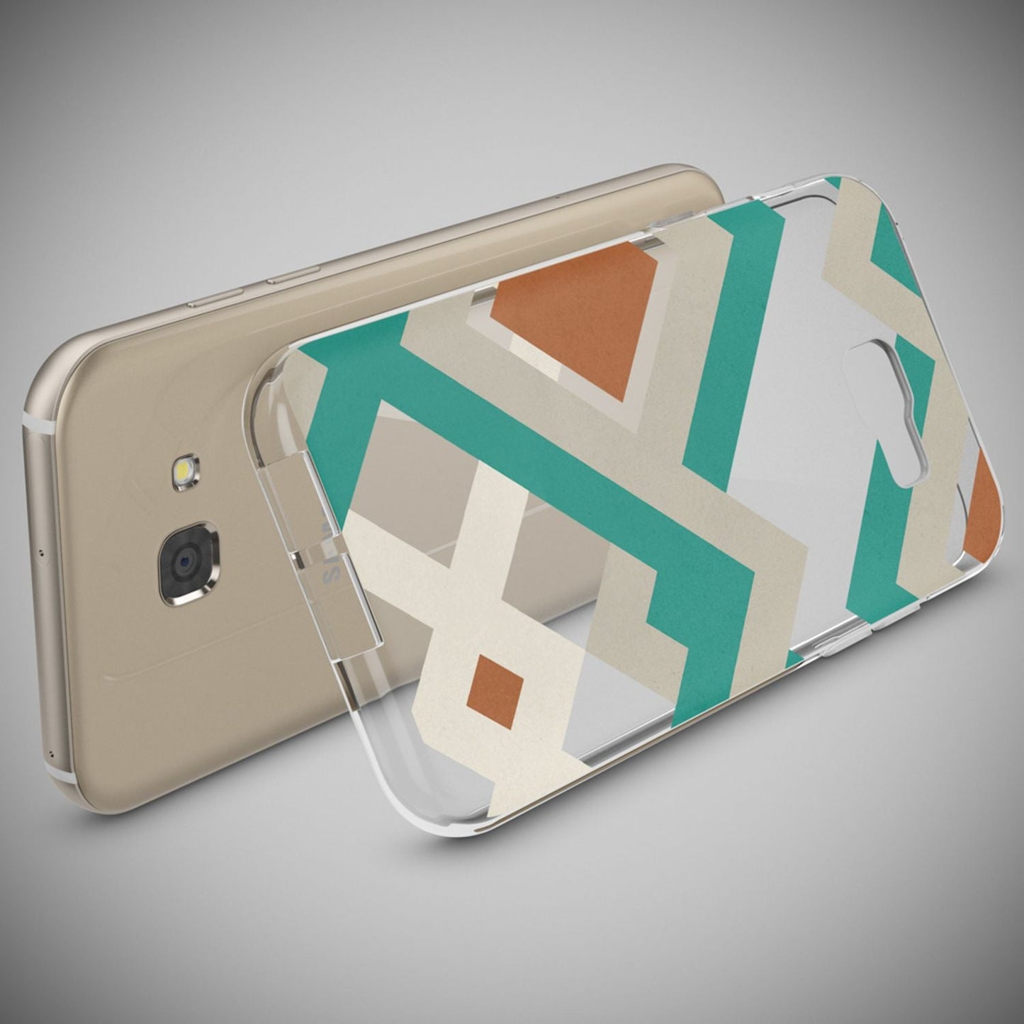 NALIA Galaxy A5 Hülle Slim Silikon Motiv Case Cover Kristallklar Transparenz - Dünn, Transparent, Silikon