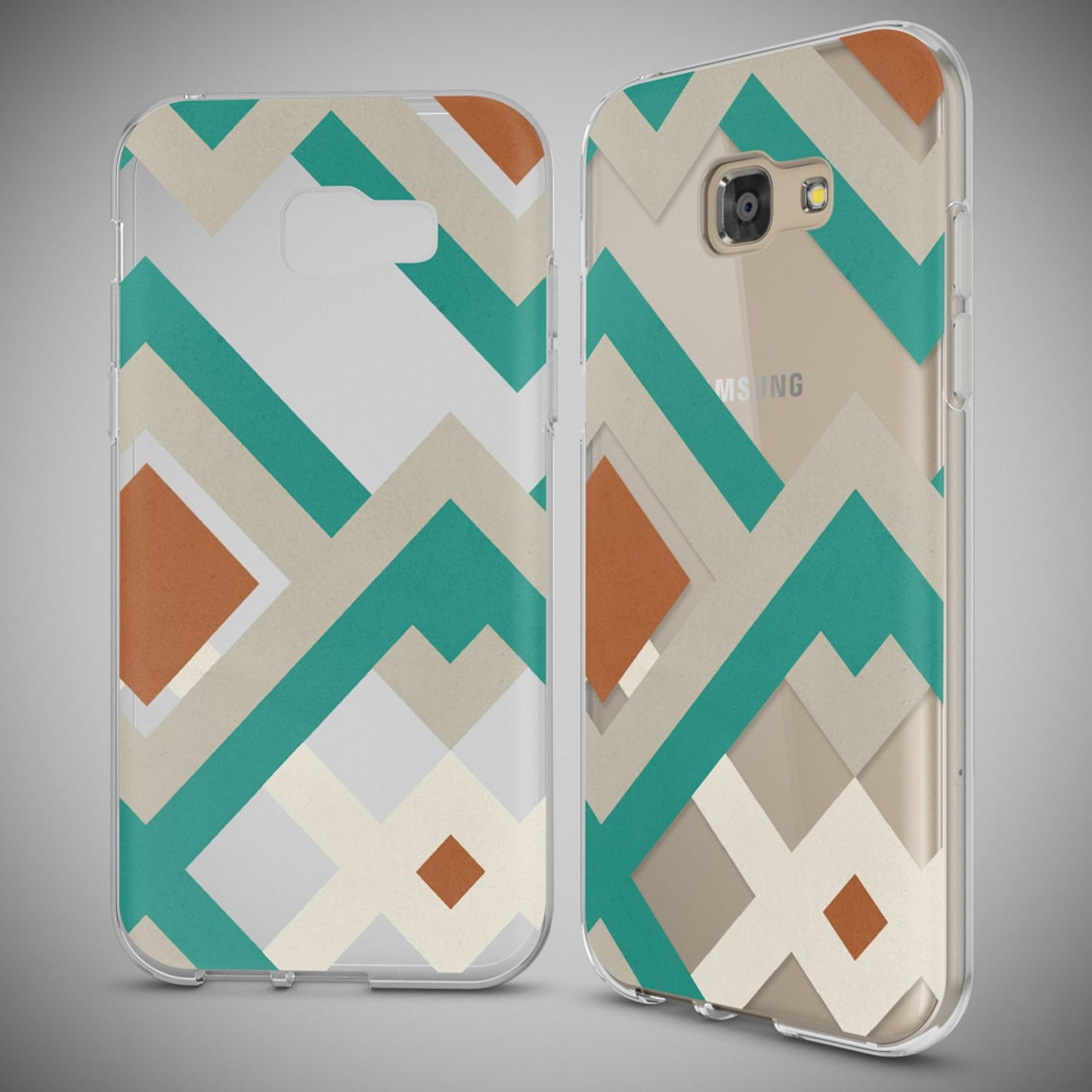 NALIA Galaxy A5 Hülle Slim Silikon Motiv Case Cover Kristallklar Transparenz - Dünn, Transparent, Silikon