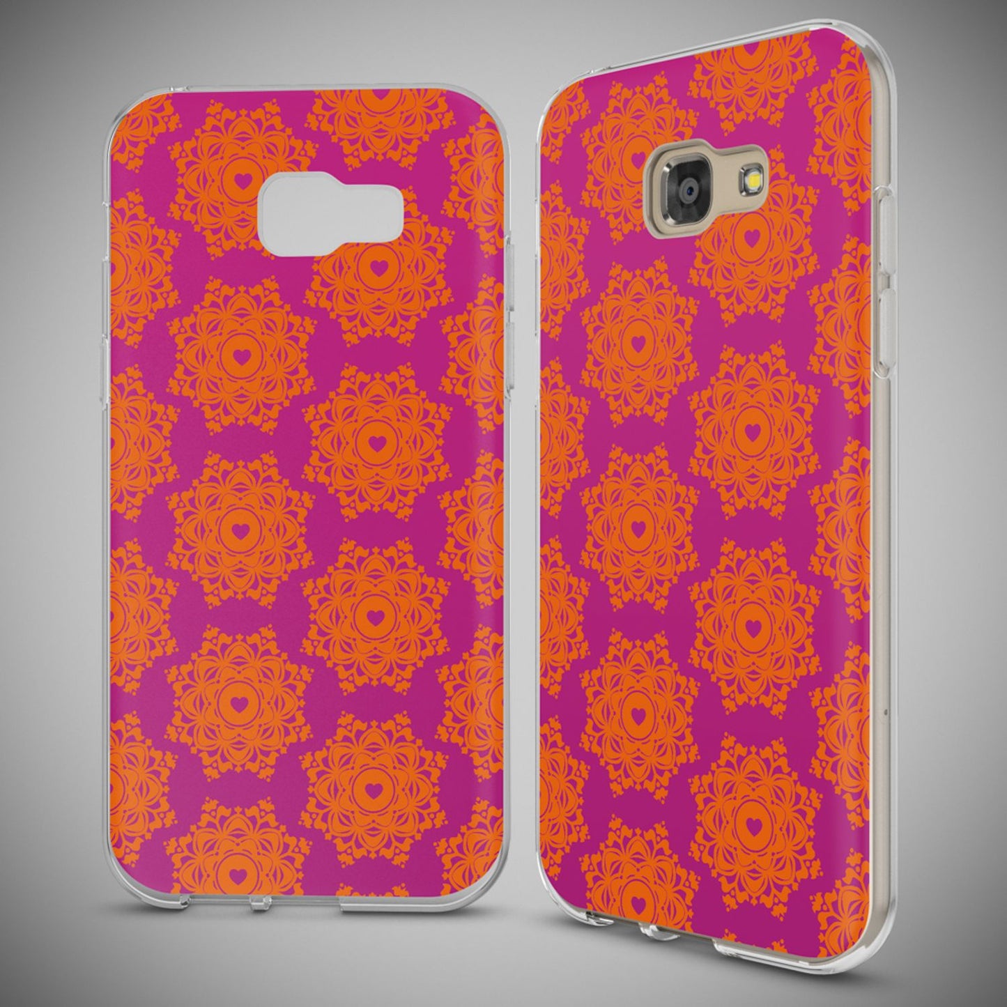 NALIA Galaxy A5 Hülle Slim Silikon Motiv Case Cover Kristallklar Transparenz - Dünn, Transparent, Silikon