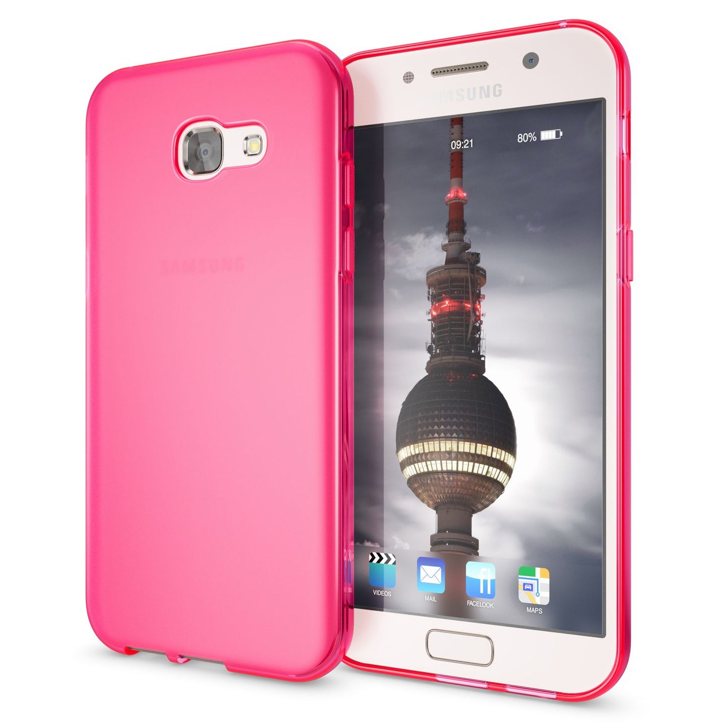 Husă de telefon Samsung Galaxy A5 2017 de la NALIA, husă de protecție subțire din silicon