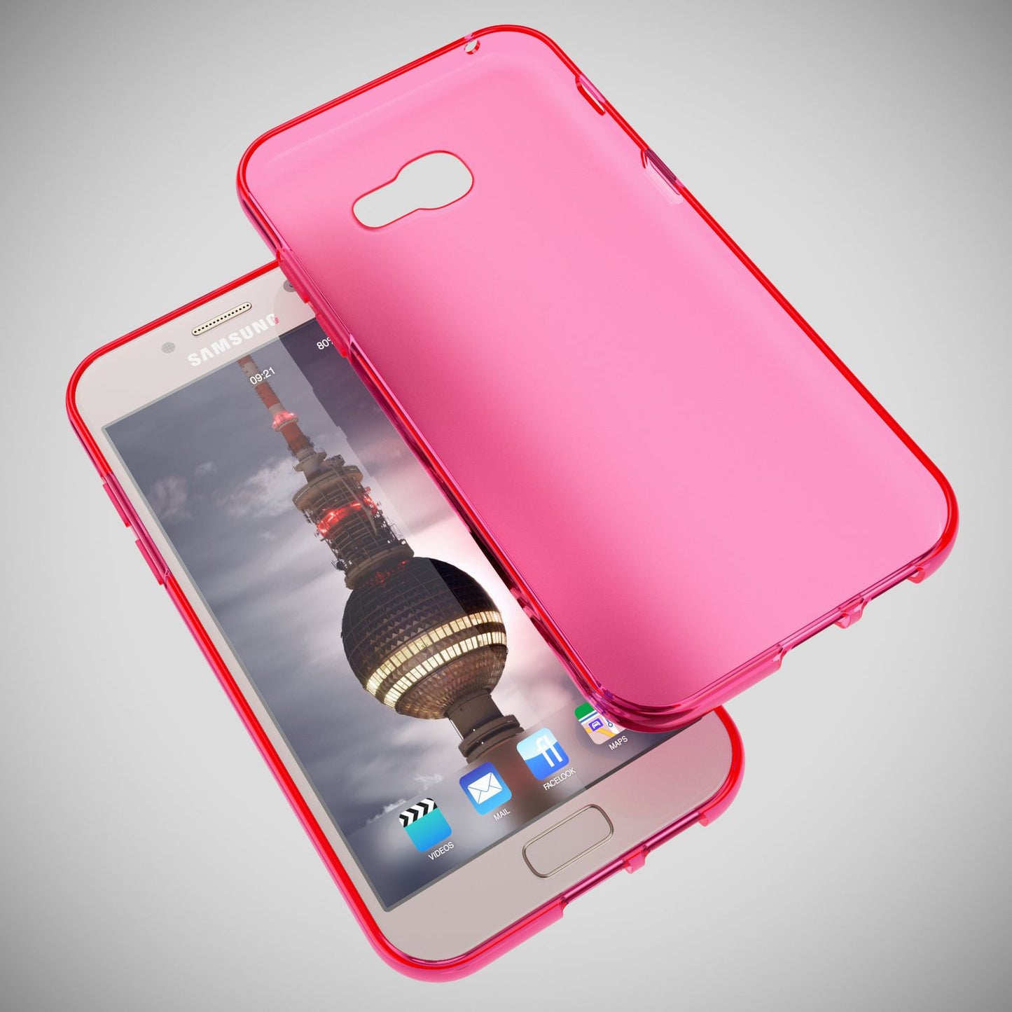 Husă de telefon Samsung Galaxy A5 2017 de la NALIA, husă de protecție subțire din silicon