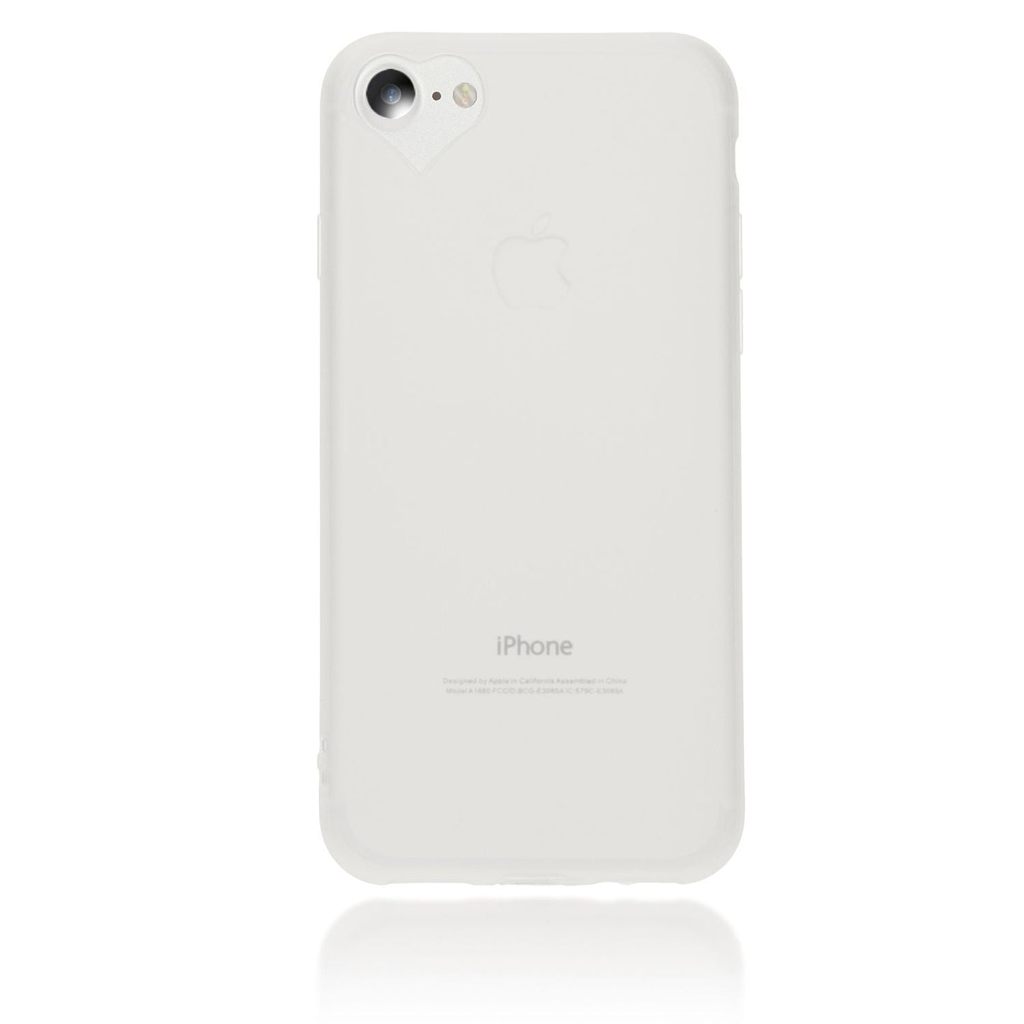 NALIA Herz Handyhülle - Ultra-Slim Silikon Kompatibel iPhone SE Modelle