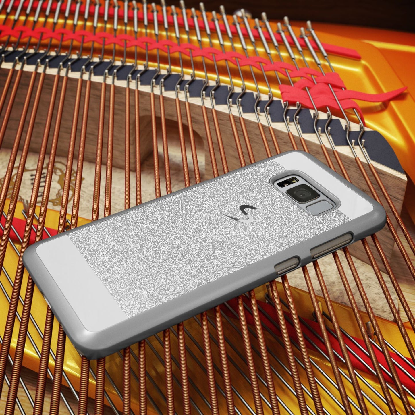 Samsung Galaxy S8 Plus Hülle Handyhülle von NALIA, Glitzer Case Schutzhülle Cover