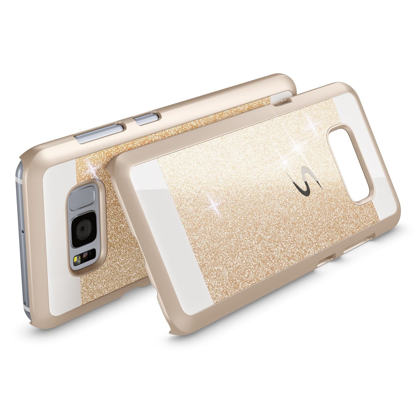 Samsung Galaxy S8 Plus Hülle Handyhülle von NALIA, Glitzer Case Schutzhülle Cover
