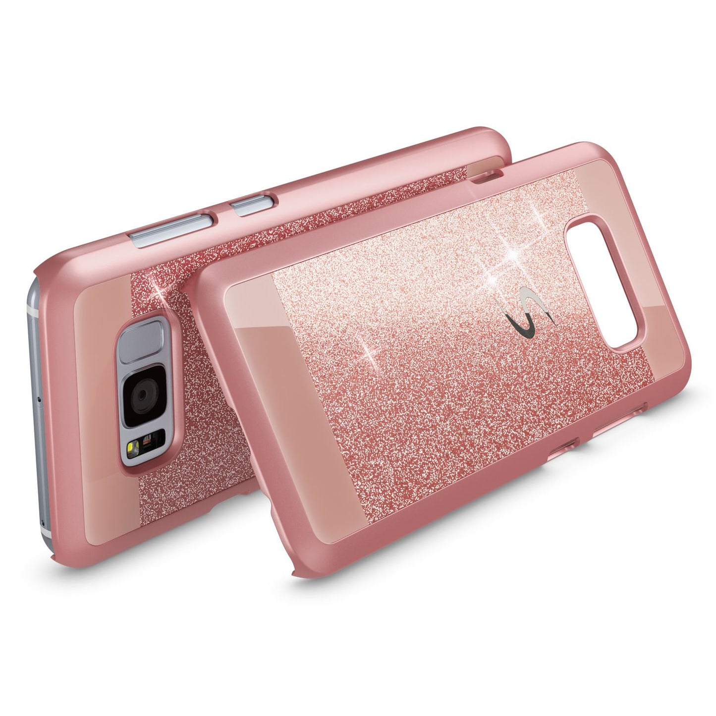 Samsung Galaxy S8 Plus Hülle Handyhülle von NALIA, Glitzer Case Schutzhülle Cover