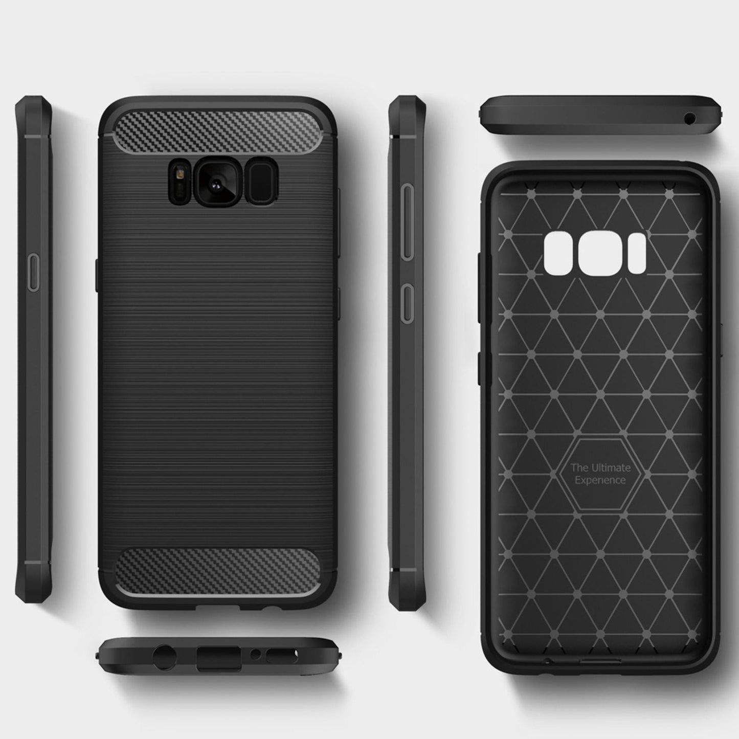 Samsung S8 Hülle Handyhülle von NALIA, Silikon Case Schutzhülle Back-Cover Etui