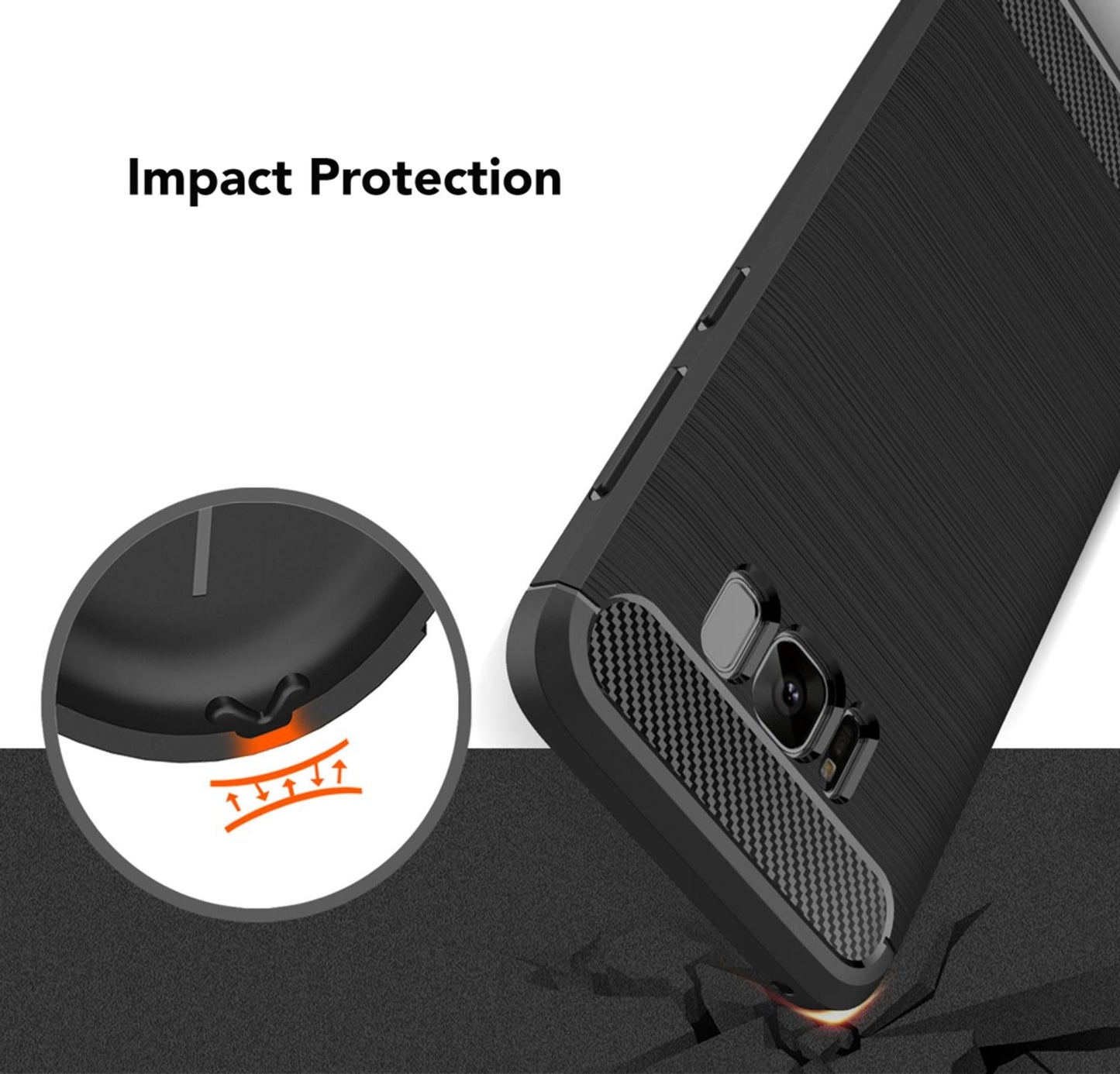 Samsung S8 Hülle Handyhülle von NALIA, Silikon Case Schutzhülle Back-Cover Etui