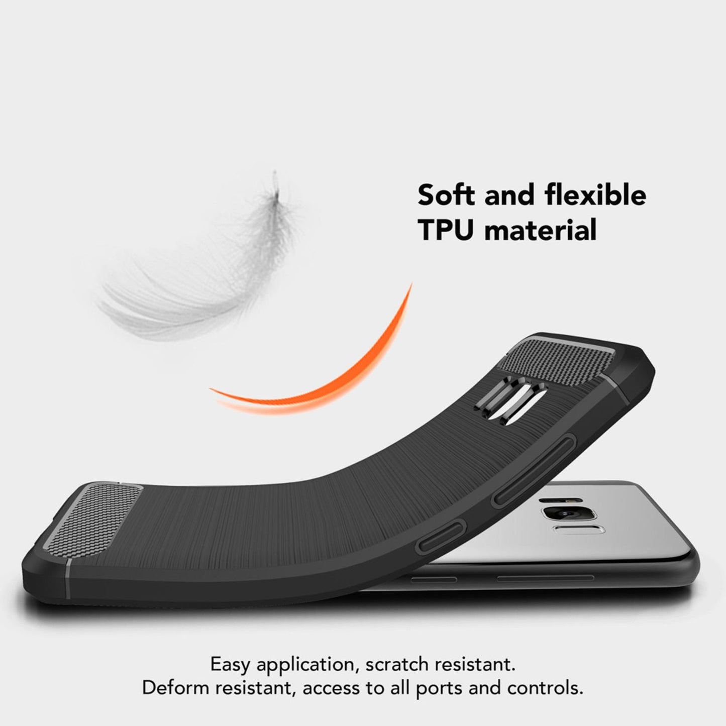 Samsung S8 Hülle Handyhülle von NALIA, Silikon Case Schutzhülle Back-Cover Etui