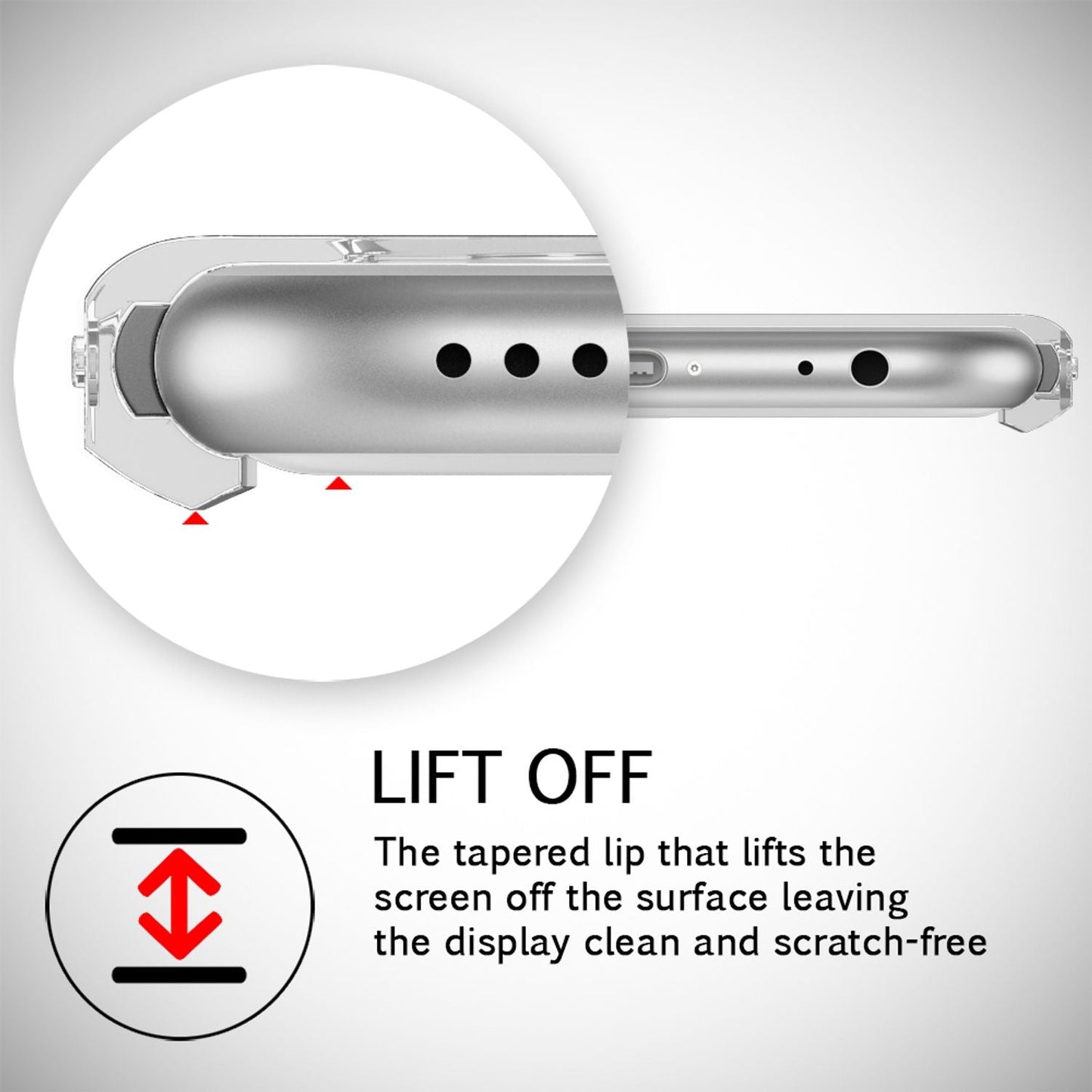 NALIA iPhone 6 6S Durchsichtiges Silikon Case Mit Bumper - TPU Silikon, Transparente Rückseite, Dünn