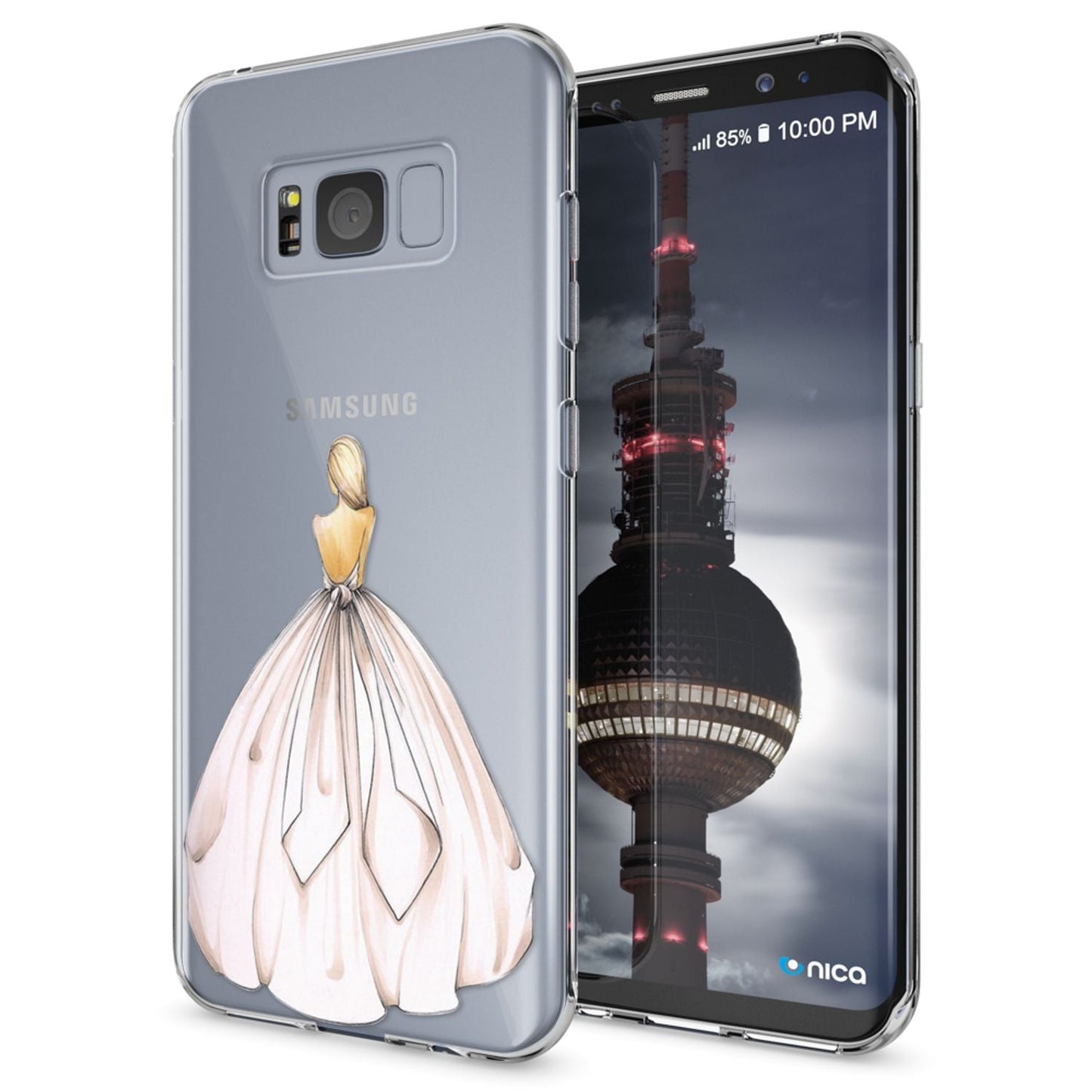 Samsung Galaxy S8 Hülle Handyhülle von NALIA, Slim Silikon Motiv Case Schutzhülle