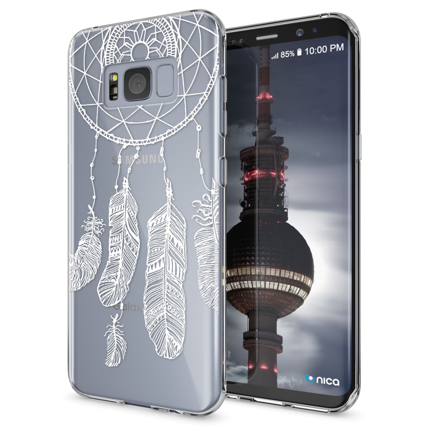Samsung Galaxy S8 Hülle Handyhülle von NALIA, Slim Silikon Motiv Case Schutzhülle