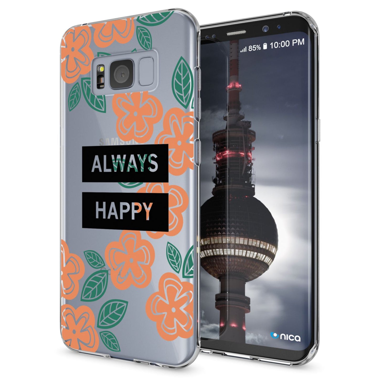 Samsung Galaxy S8 Hülle Handyhülle von NALIA, Slim Silikon Motiv Case Schutzhülle