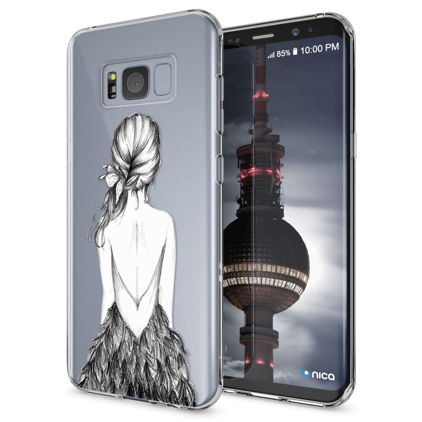 Samsung Galaxy S8 Hülle Handyhülle von NALIA, Slim Silikon Motiv Case Schutzhülle