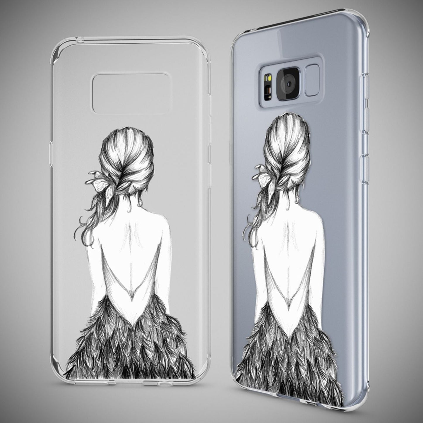 Samsung Galaxy S8 Plus Hülle Handyhülle von NALIA, Silikon Motiv Case Schutzhülle