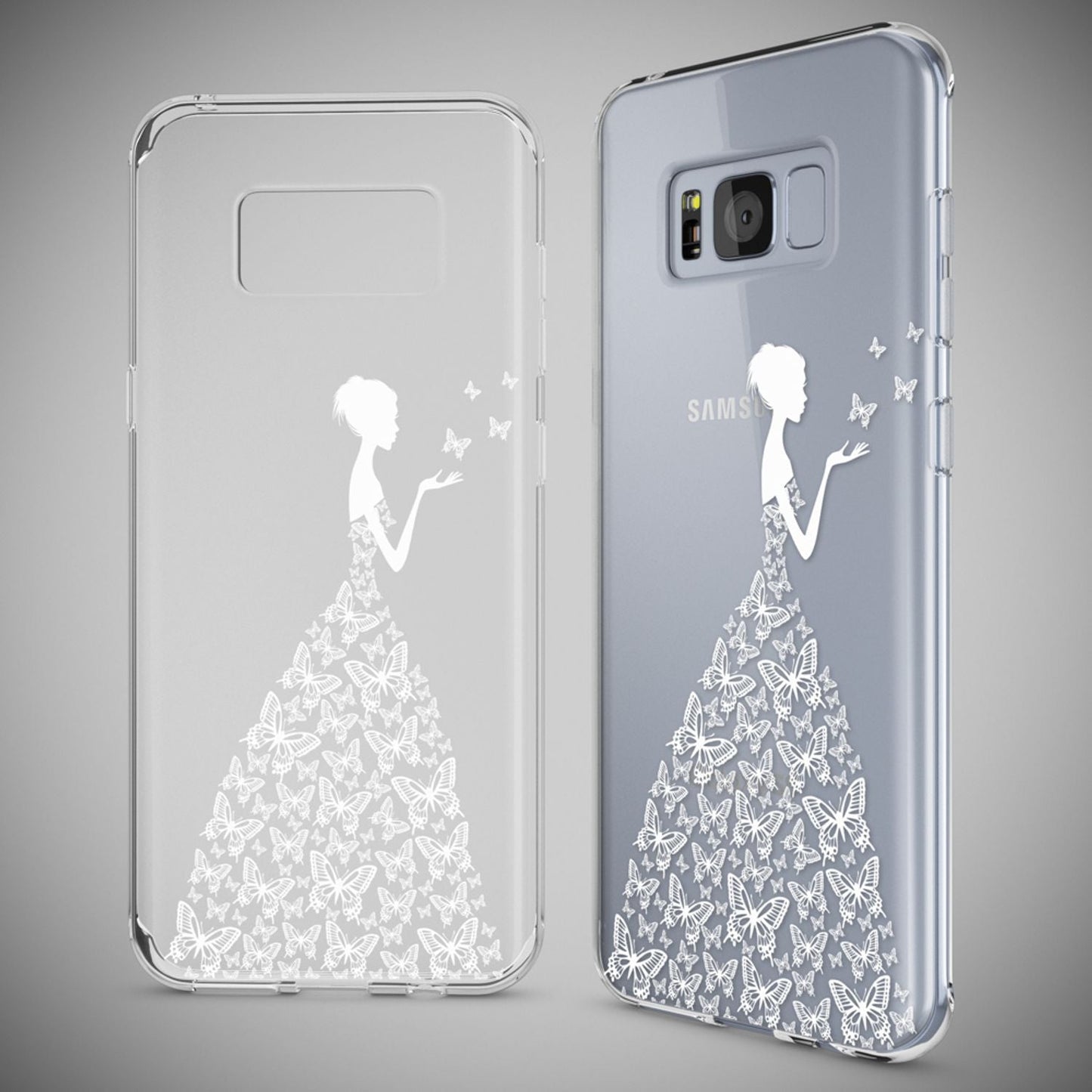 Samsung Galaxy S8 Hülle Handyhülle von NALIA, Slim Silikon Motiv Case Schutzhülle