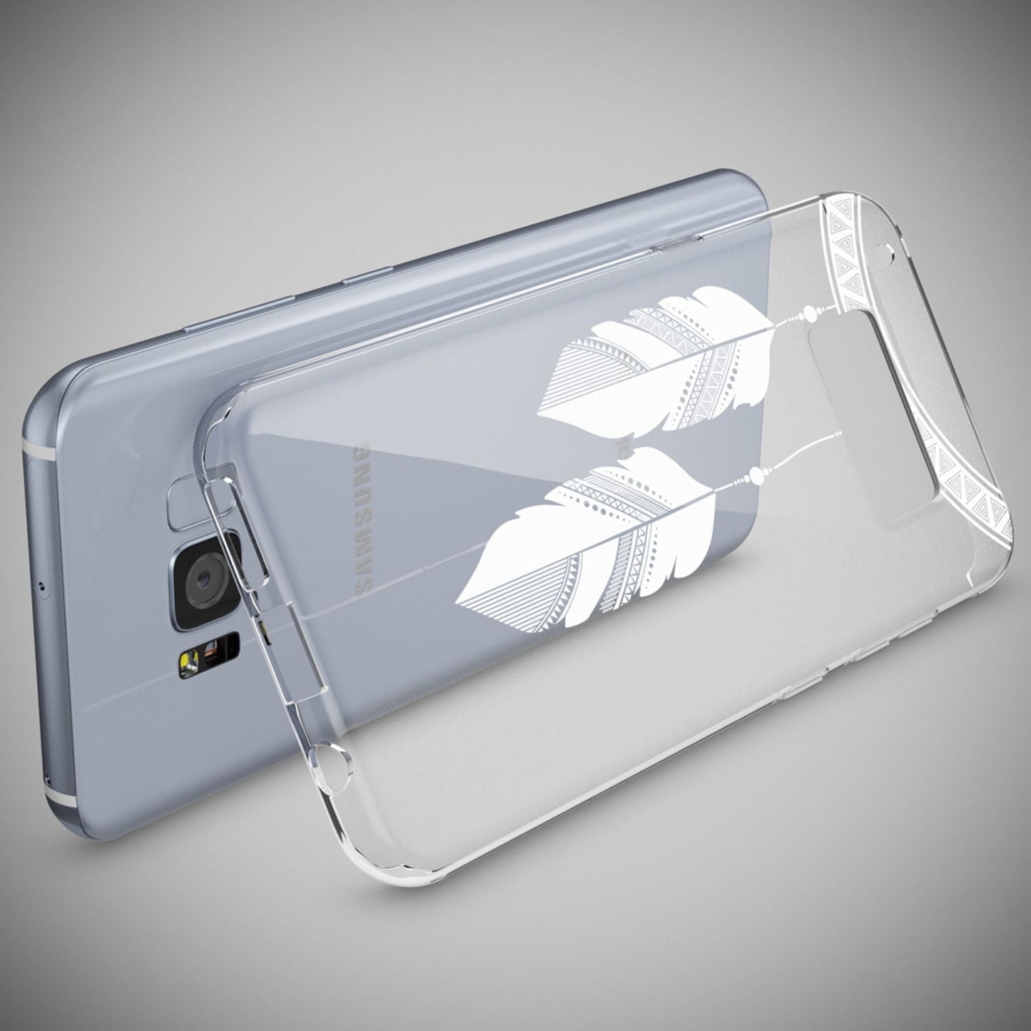 Samsung Galaxy S8 Plus Hülle Handyhülle von NALIA, Silikon Motiv Case Schutzhülle