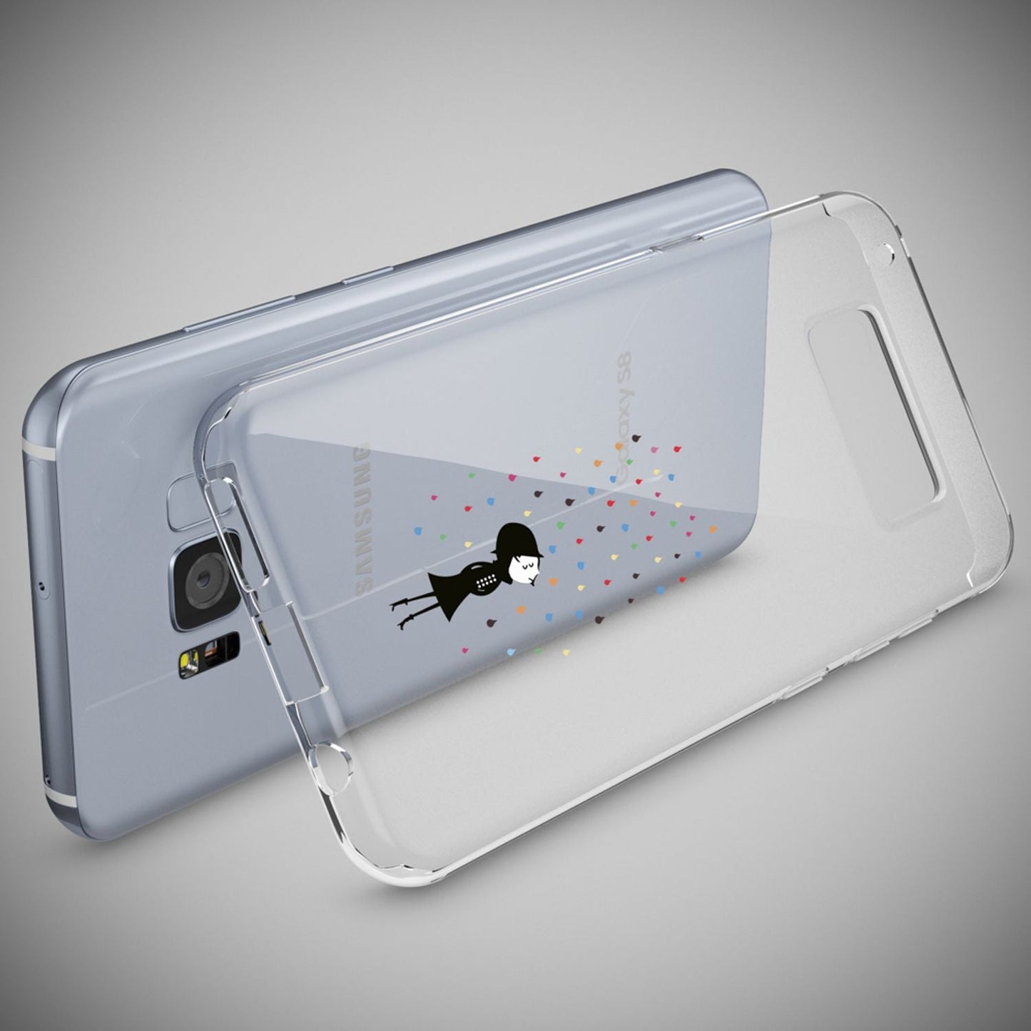 Samsung Galaxy S8 Hülle Handyhülle von NALIA, Slim Silikon Motiv Case Schutzhülle