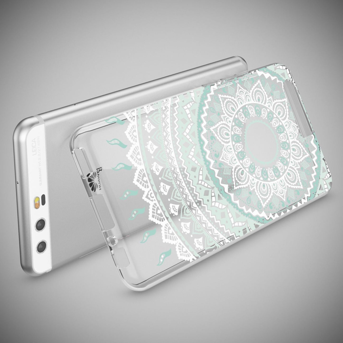 NALIA Huawei P10 Hülle Slim Silikon Transparent Crystal Motiv Case - Dünn Leicht Schutz