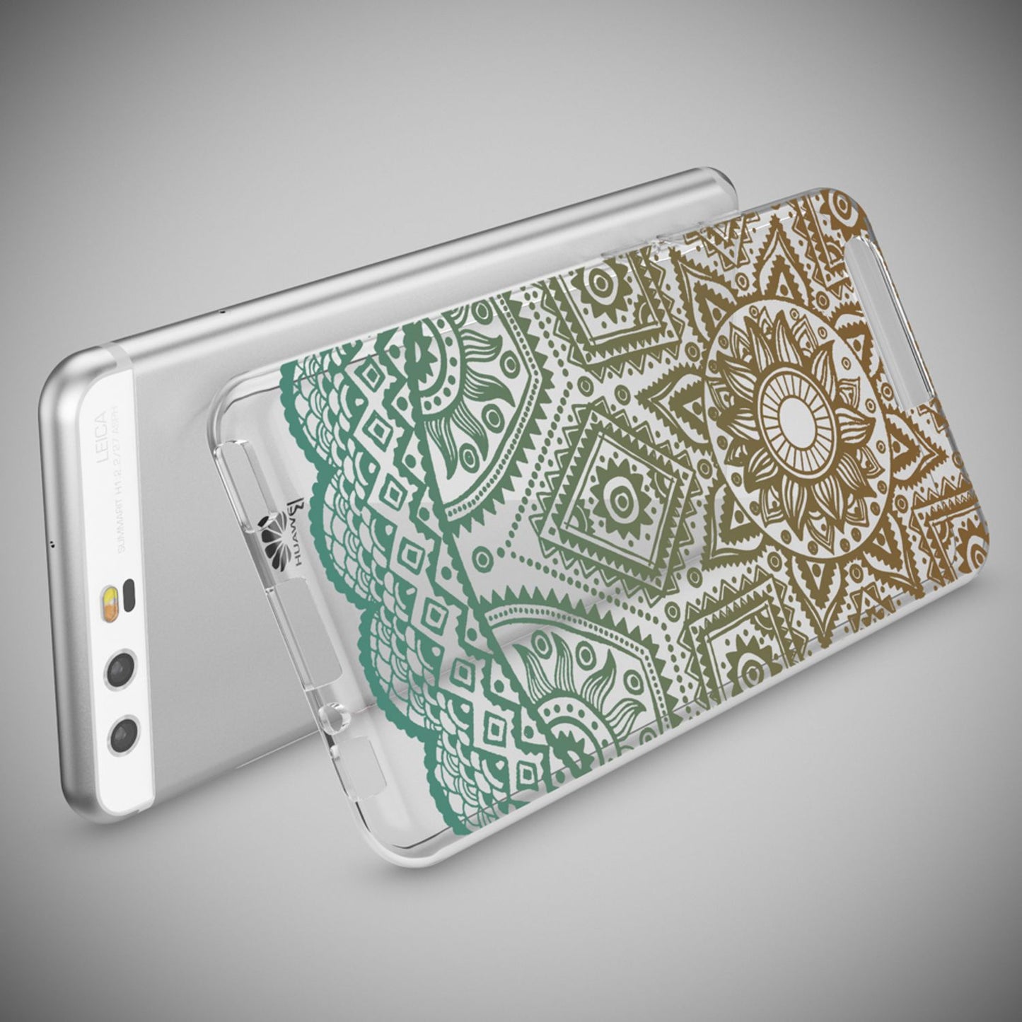 NALIA Huawei P10 Hülle Slim Silikon Transparent Crystal Motiv Case - Dünn Leicht Schutz