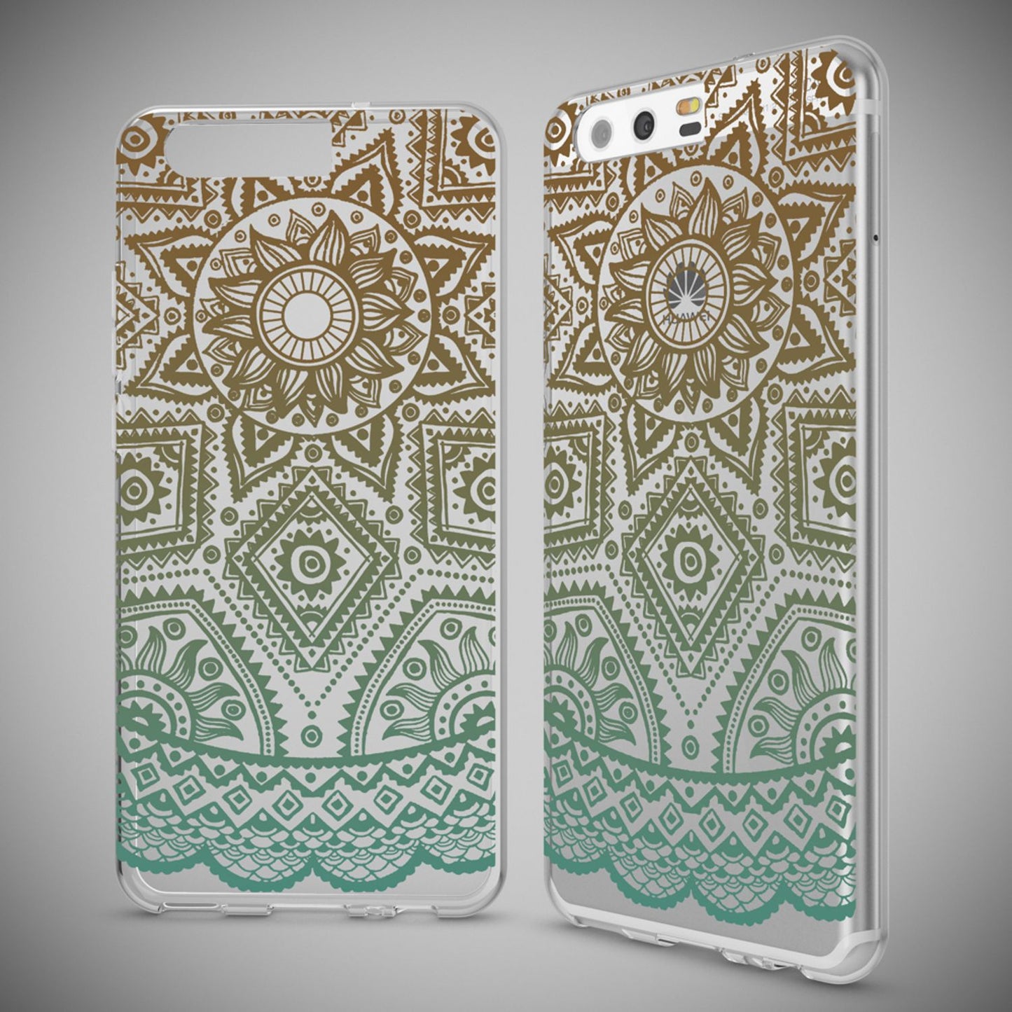 NALIA Huawei P10 Hülle Slim Silikon Transparent Crystal Motiv Case - Dünn Leicht Schutz