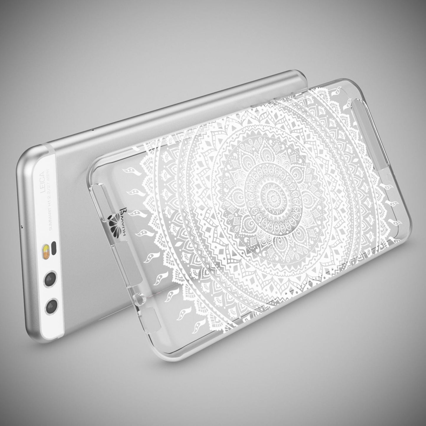 NALIA Huawei P10 Hülle Slim Silikon Transparent Crystal Motiv Case - Dünn Leicht Schutz