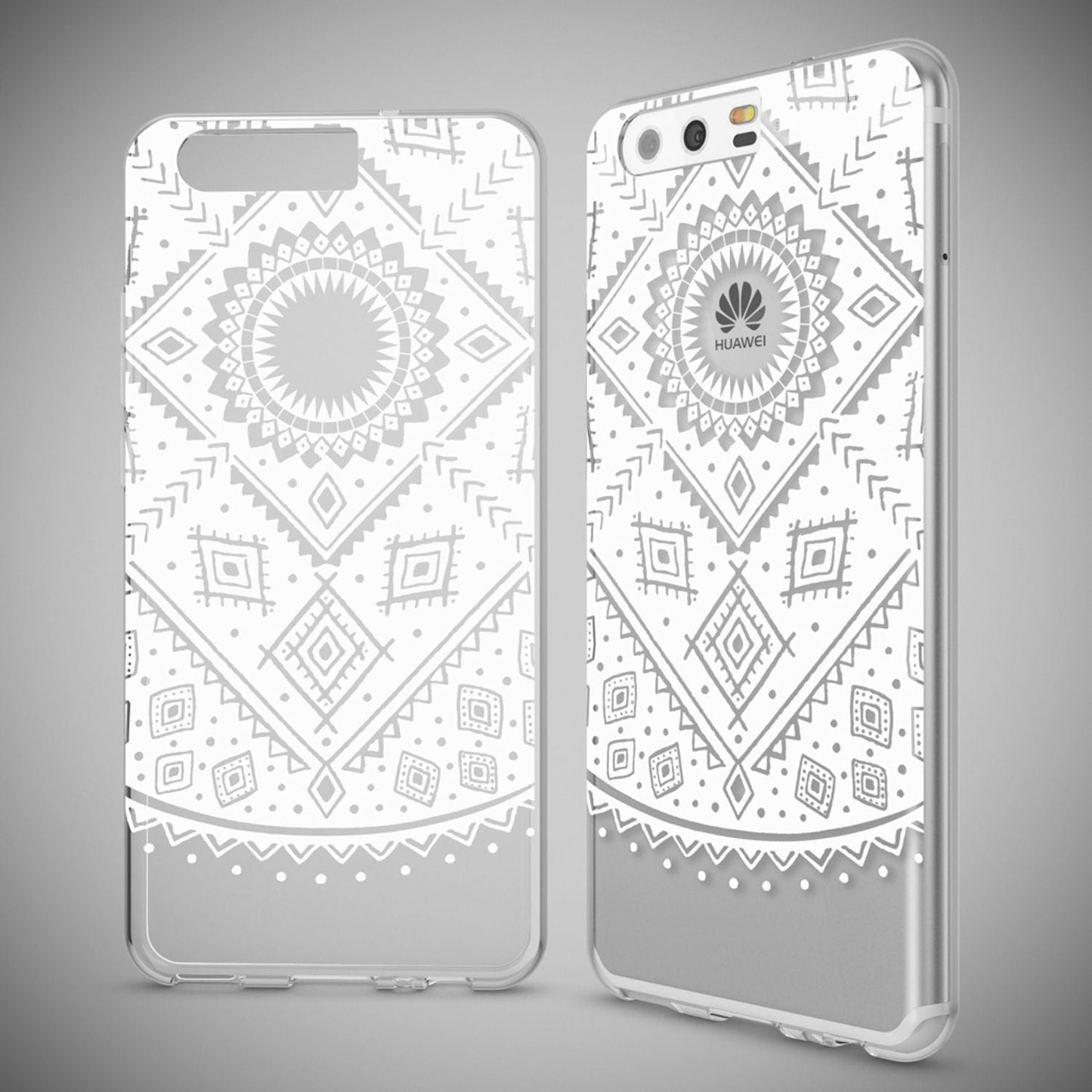 NALIA Huawei P10 Hülle Slim Silikon Transparent Crystal Motiv Case - Dünn Leicht Schutz