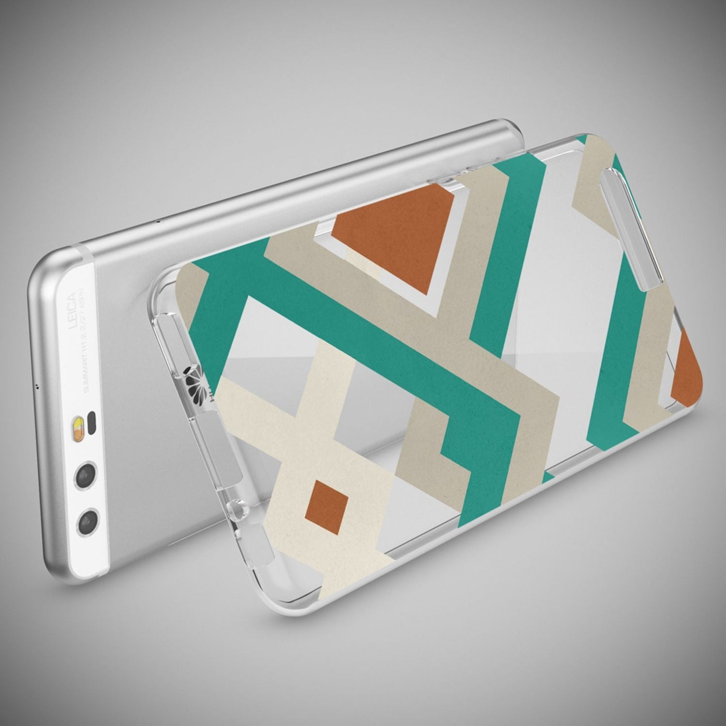 NALIA Huawei P10 Hülle Slim Silikon Transparent Crystal Motiv Case - Dünn Leicht Schutz