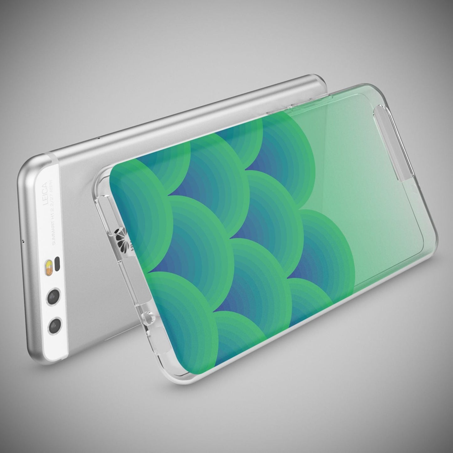 NALIA Huawei P10 Hülle Slim Silikon Transparent Crystal Motiv Case - Dünn Leicht Schutz