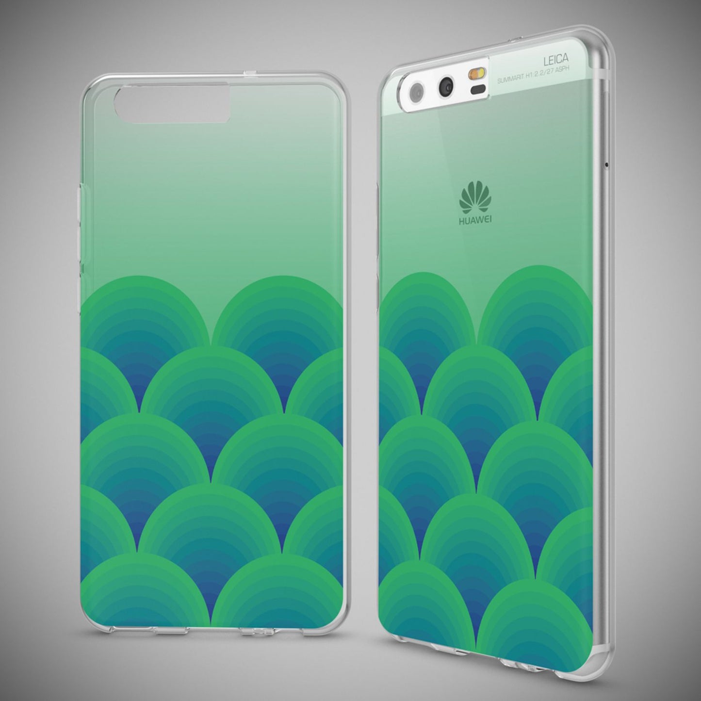 NALIA Huawei P10 Hülle Slim Silikon Transparent Crystal Motiv Case - Dünn Leicht Schutz