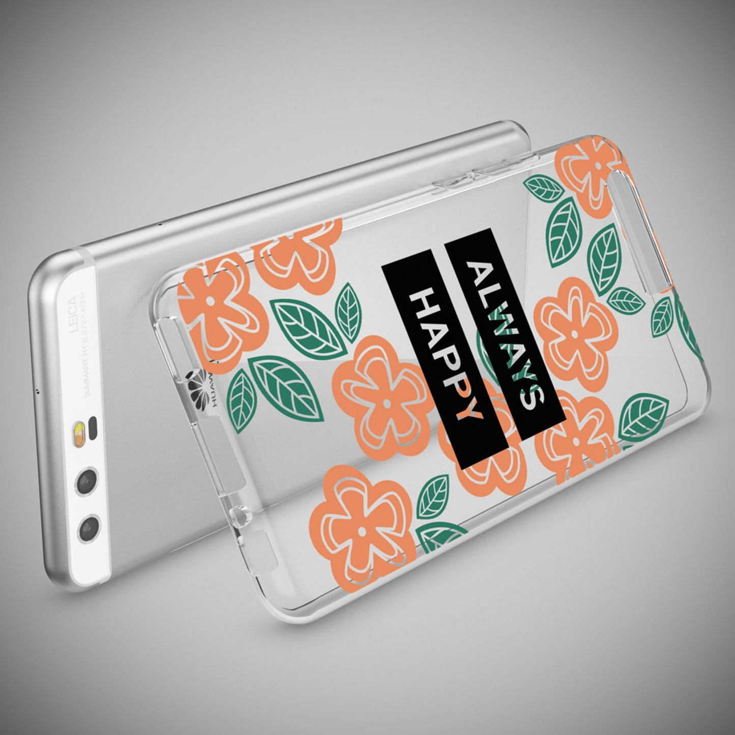 NALIA Huawei P10 Hülle Slim Silikon Transparent Crystal Motiv Case - Dünn Leicht Schutz